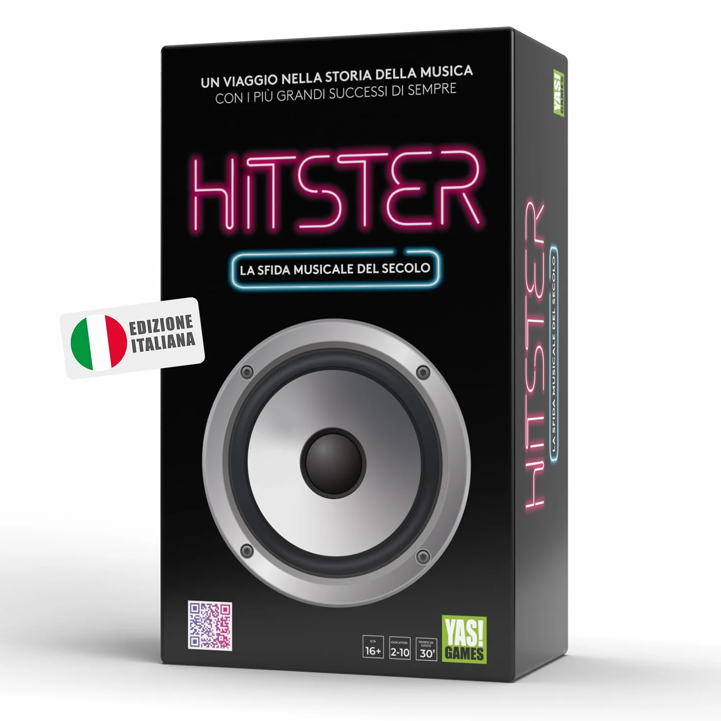 Rocco Giocattoli Yas Games Hitster Core Gioco Musicale Italiano 2-10 Giocatori 16+