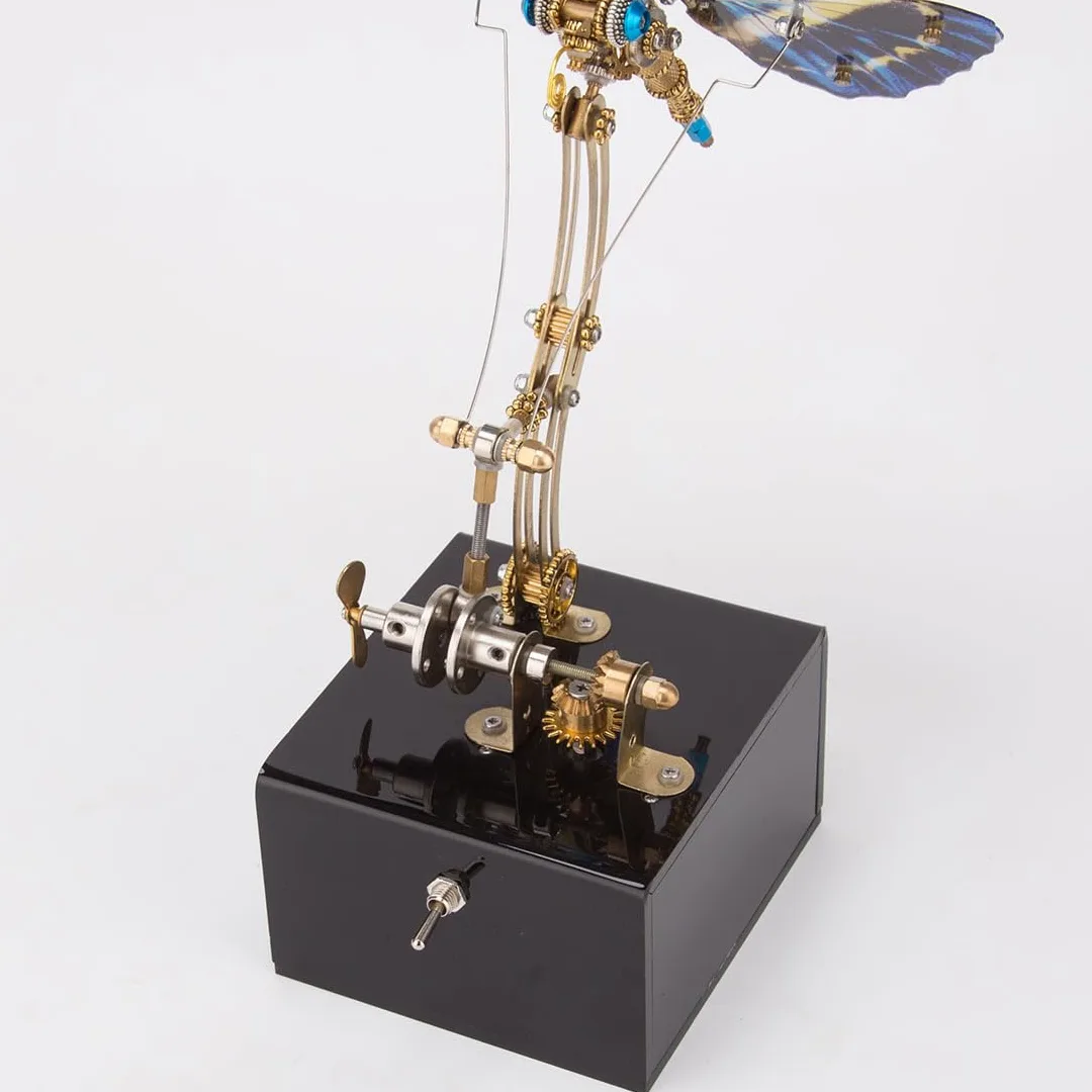 Steampunk - Puzzle in metallo 3D per adulti, con farfalla, 300 pezzi, per il montaggio fai da te