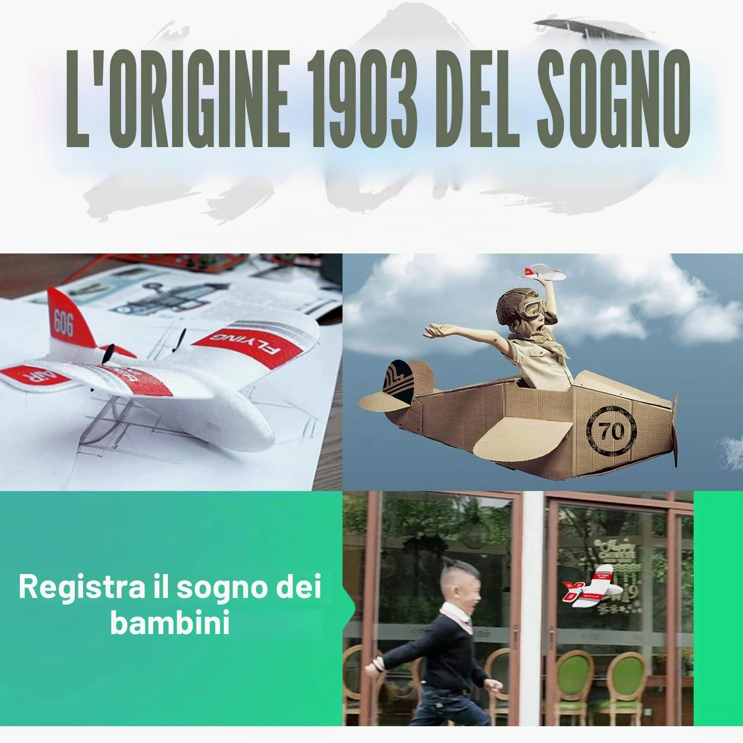 Goolsky KF606 Aereo RC, 2.4G Aereo Volante per Principianti RC Aliante in Schiuma Epp Ala Fissa Aereo in Schiuma Rtf Aereo Scorrevole Modello Giocattoli Regali per Bambini con 3 Batterie