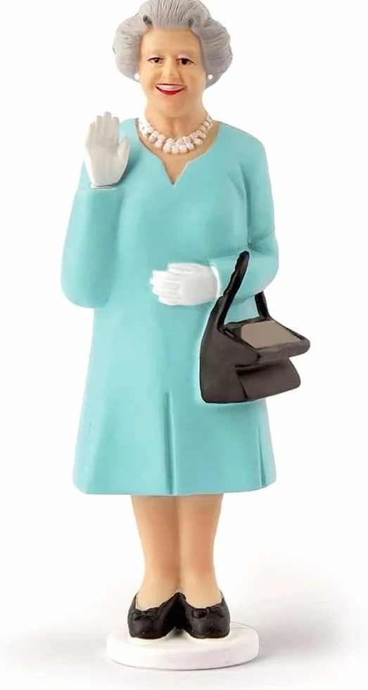 Kikkerland KK1601-A Regina solare Statuina plastica Colori assortiti 6,4 x 3,8 x 16,5 cm