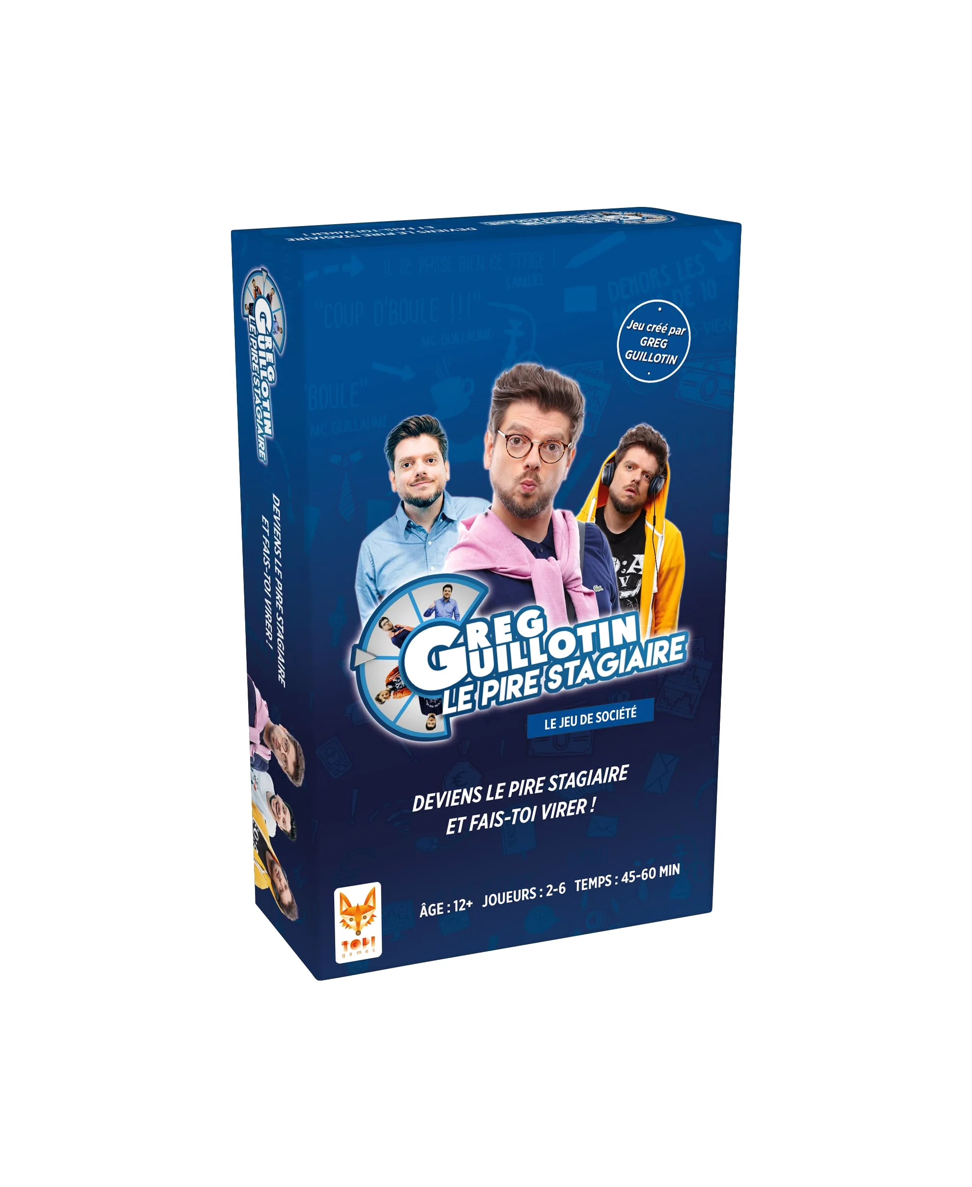 Topi Games | Il peggior tirocinante | Gioco da tavolo per adolescenti creato da Greg Guillotin | 45-60 min | 2-6 giocatori | 342 carte + 6 pedine + 1 vassoio | Gioco tra amici | Idea regalo per