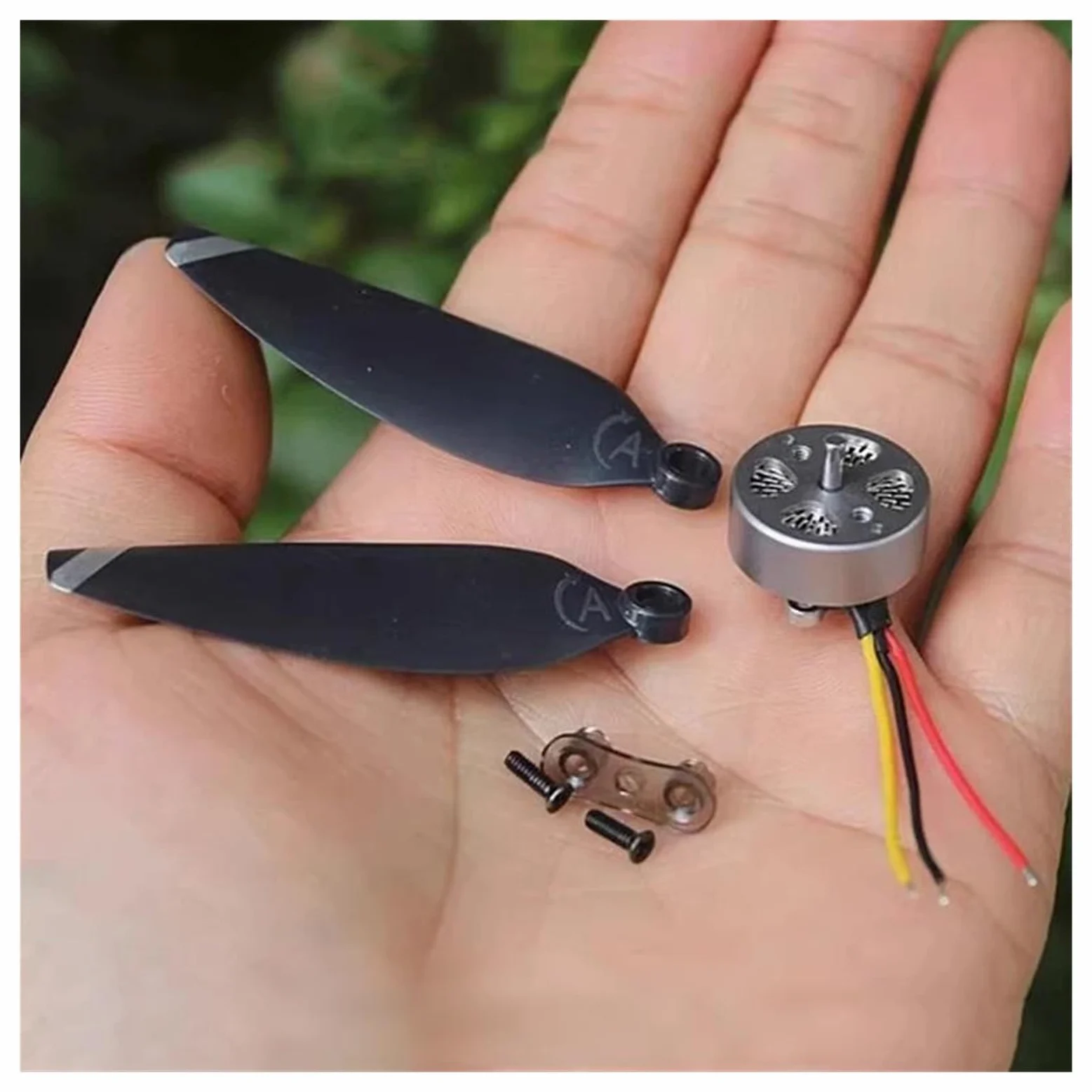 3/5/10 pezzi 2750KV Mini 18mm Motore brushless trifase ad alta velocità 2S-3S Albero da 2 mm for modello di aereo RC Drone FPV Quadcopter per generatore fai da te(10PCS,Motor A)