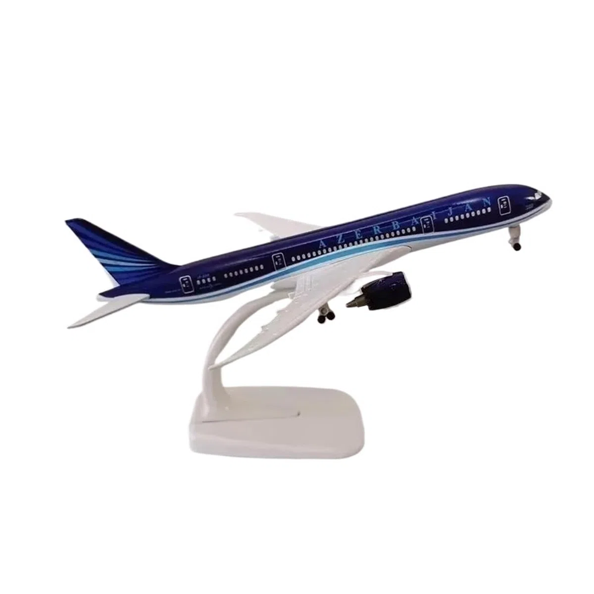 Aereo in Metallo pressofuso per B787 Azerbaigian 20 cm Modello di Aereo Boeing 787 Replica in Miniatura Collezione di Metalli per Aviazione Display per Raccolta ed Esposizione