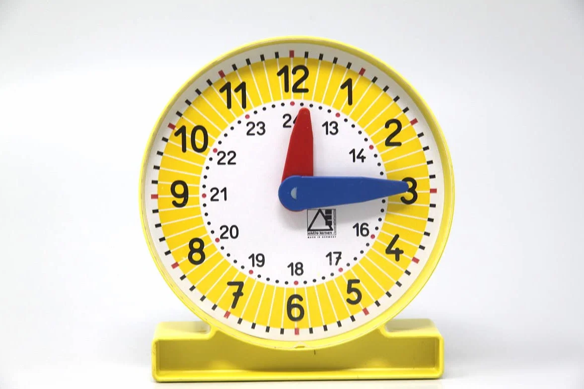 Wissner Orologio per insegnamento dell'ora - Bambini dei Pre-scuola e Scuola Primaria