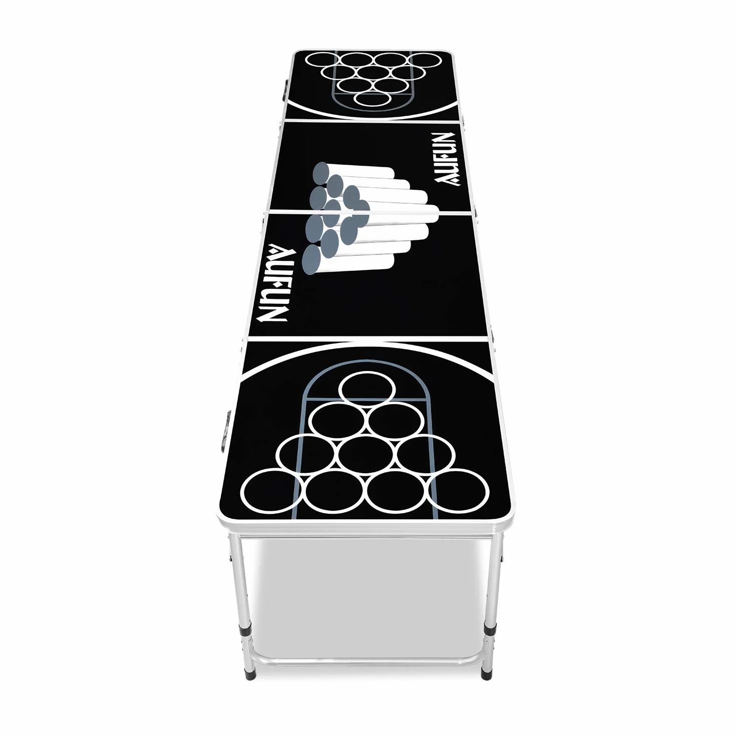 FIVMEN Beer Pong - Set di 100 tazze e 5 palline per giochi di bere, giochi di festa, giochi di lancio e giochi classici