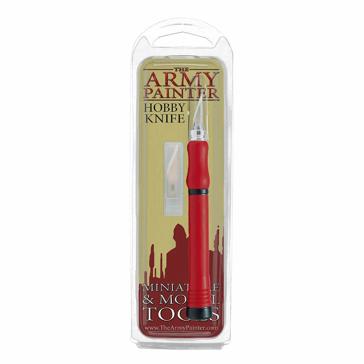 The Army Painter | Hobby Knife | Coltello X-Acto Chirurgico con 5 Lame di Ricambio | Impugnatura di Sicurezza | Strumenti per Modelli in Miniatura per Giochi da Tavolo