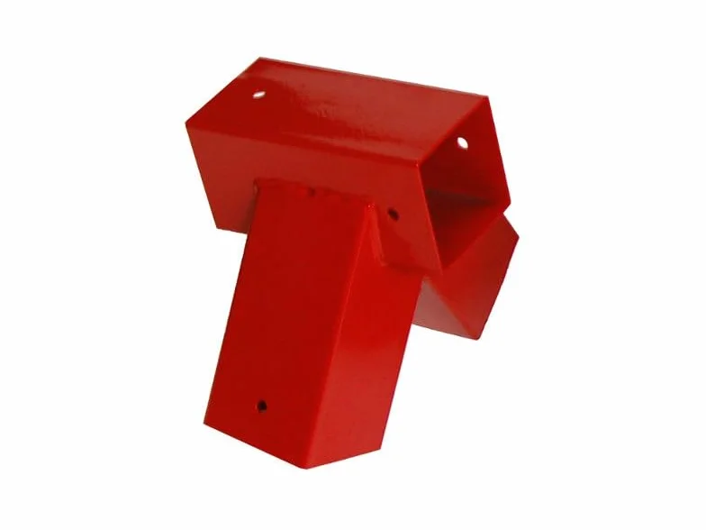 Giunto per Altalena per Pali Quadrati da 9 x 9 cm - Rosso