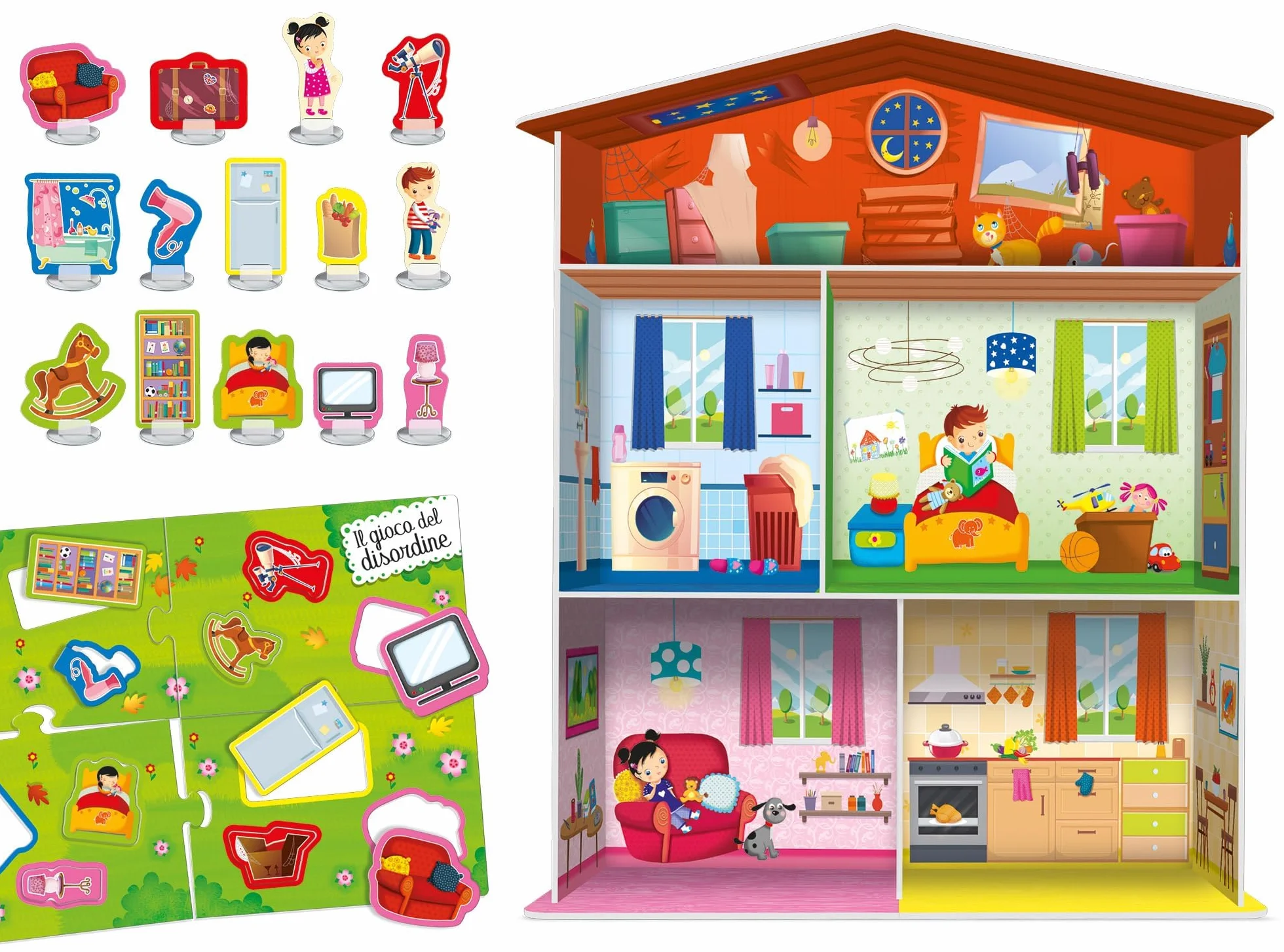 Liscianigiochi - Montessori Maxi La Mia Casa, 3-6 anni, 95162