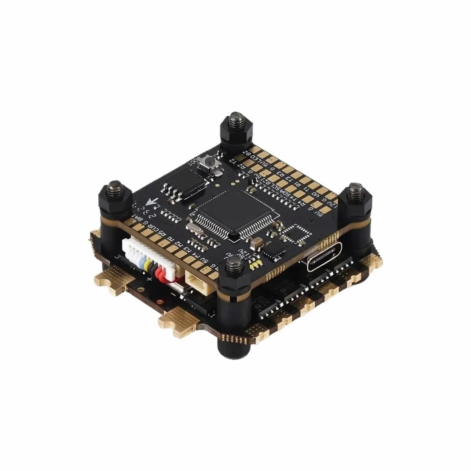 60A Stack F405 Flight Controller con ESC for droni FPV Freestyle 4-6S compatibile con LIPO(60A and F405 Stack)