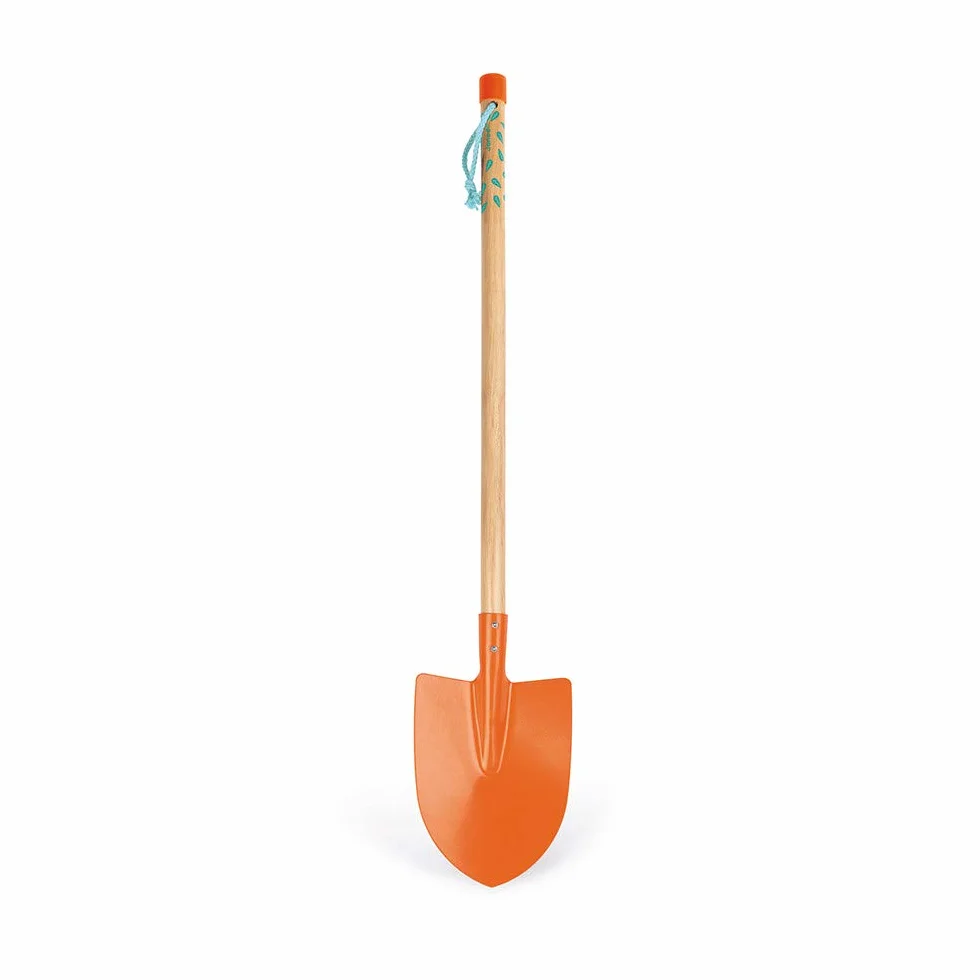 Janod - Grande Pala da Giardino in Legno per Bambini dai 3 Anni in su - Altezza 73 cm - per attività in Giardino e all'Aria Aperta - dai 3 Anni in su