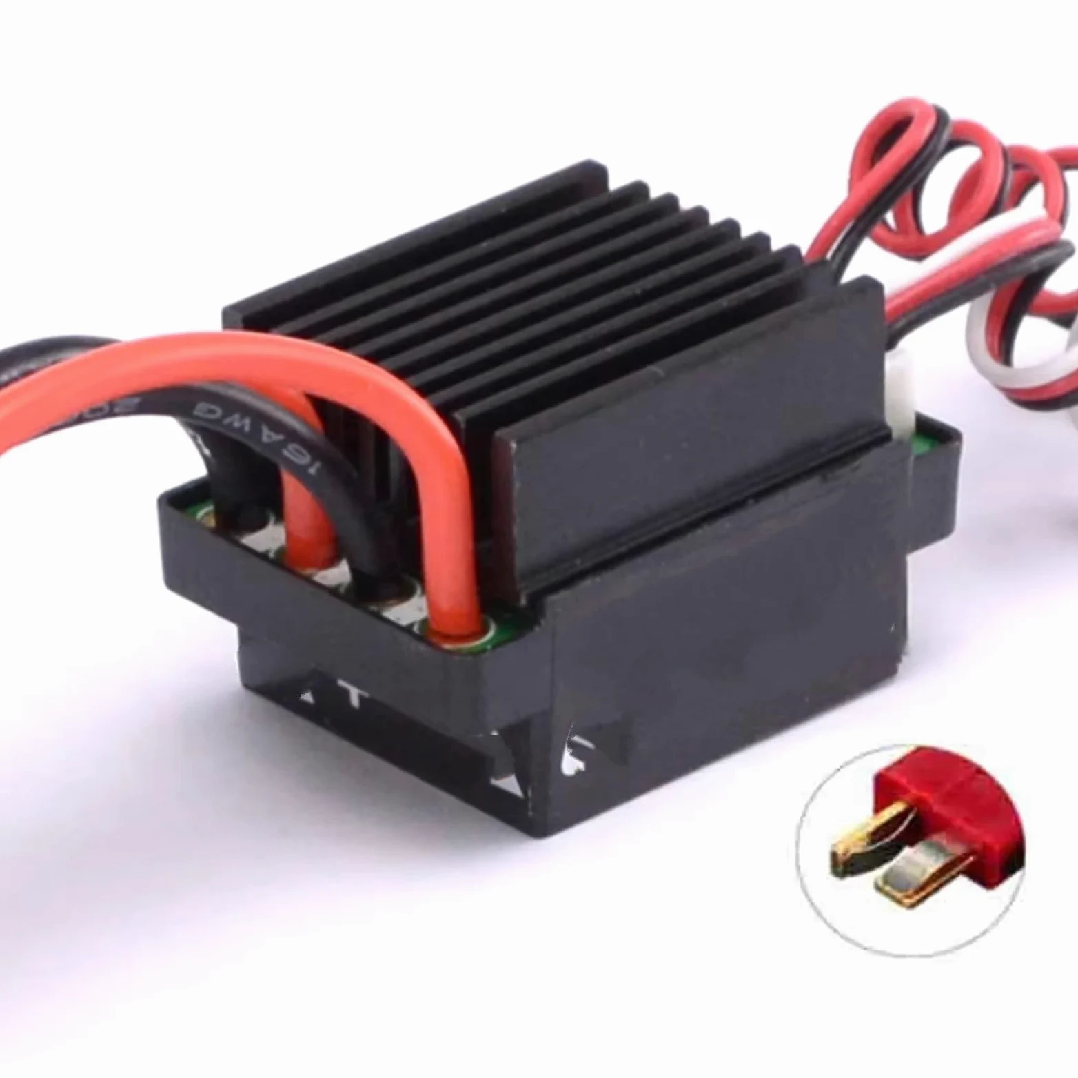 ESC RC Per Traxxas Per TRX4 Per TRX6 Regolatore Di Velocità Per Motore A Spazzole 320A Con BEC 2A ESC A Spazzole Diversi Tipi Di Auto RC Auto(ESC with T Plug)