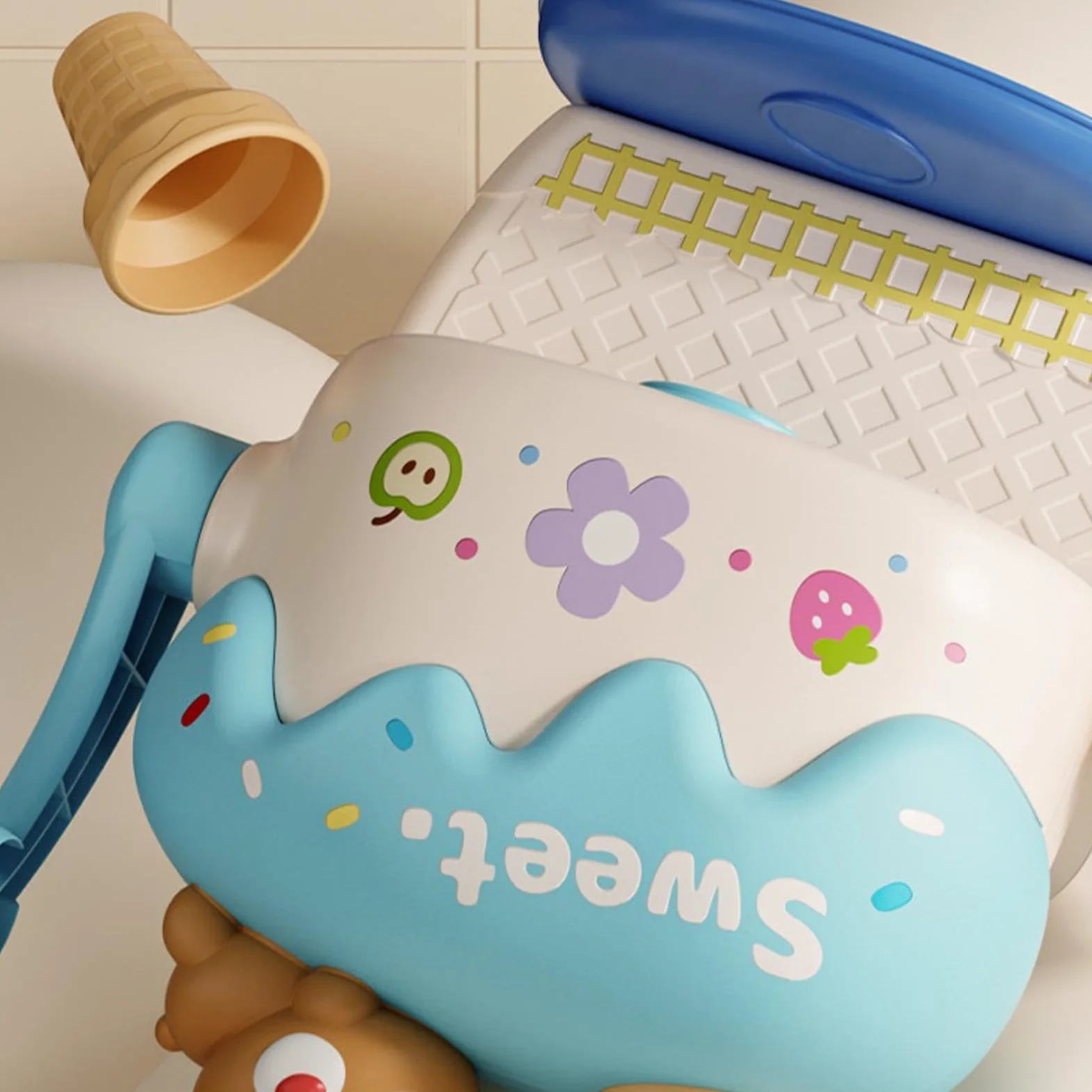 Macchina Per Il Bagno Interattivo E Divertente Educativo | Macchina della Schiuma per Bambini Feste di Compleanno, Vacanze, Calza della Befana, Regali, Bambini e Bambine