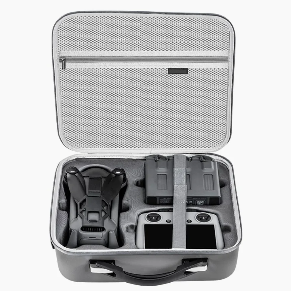 Custodia da trasporto compatibile con DJI Mavic 4 Pro/RC 2, telecomando per drone, borsa a tracolla, custodia da viaggio con tracolla, scatola protettiva, organizer (solo custodia)