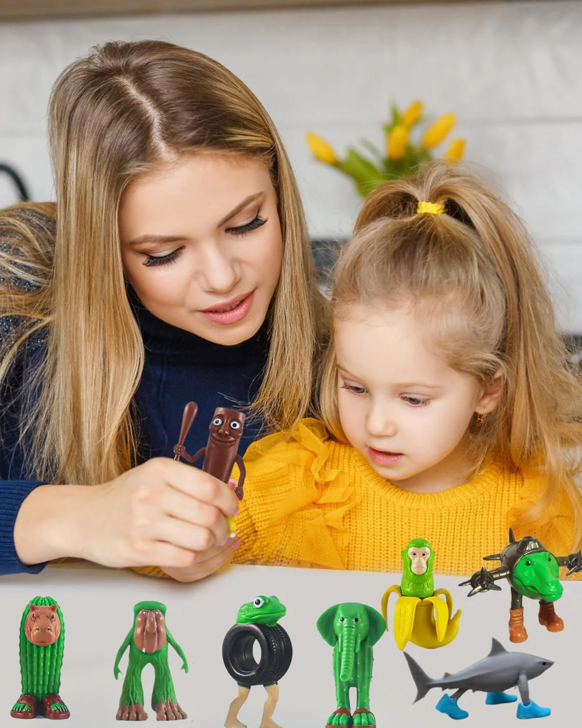 8 personaggi rosso cervello, divertenti personaggi da collezione italiani, per bambini e adulti, Tralalero Tralalala, decorazione perfetta per gli appassionati di gioco dai 6 anni in su