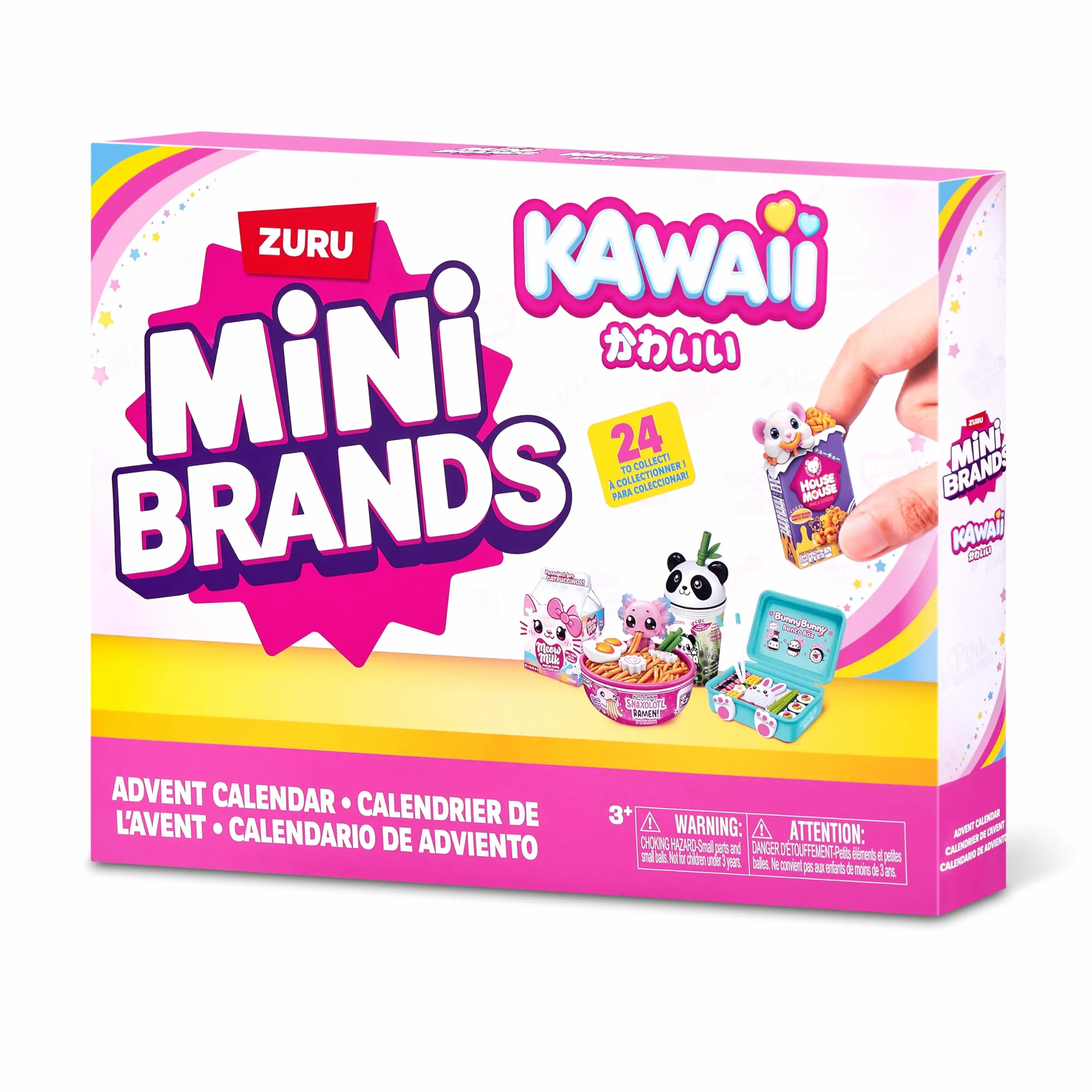 Mini Brands Kawaii Calendario dell'Avvento di ZURU, giocattoli Seaonal da collezione per ragazze