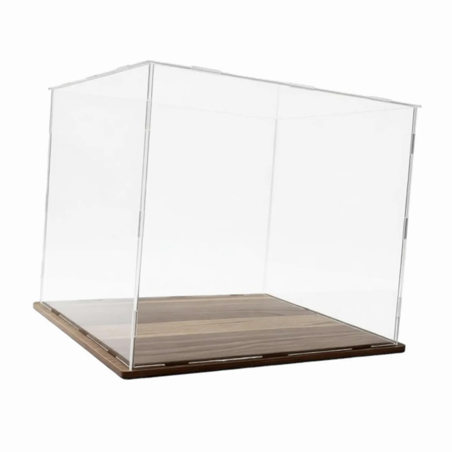 Vetrina in Acrilico Trasparente, Organizer per riporre Oggetti, vetrina, Contenitore Decorativo per Action Figure da Collezione, 30 Cm X 30 Cm