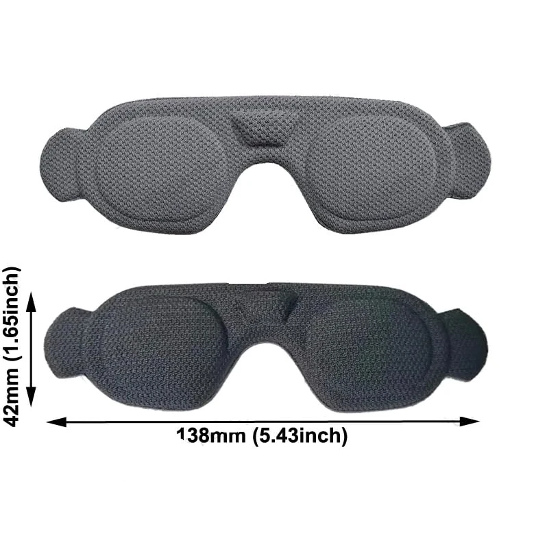 Compatibile con occhiali WalkSnail AVATAR X frontalino Pad Lens copertura | Materiale in spugna morbida, protezione antipolvere per lenti, vestibilità comoda, parte di ricambio