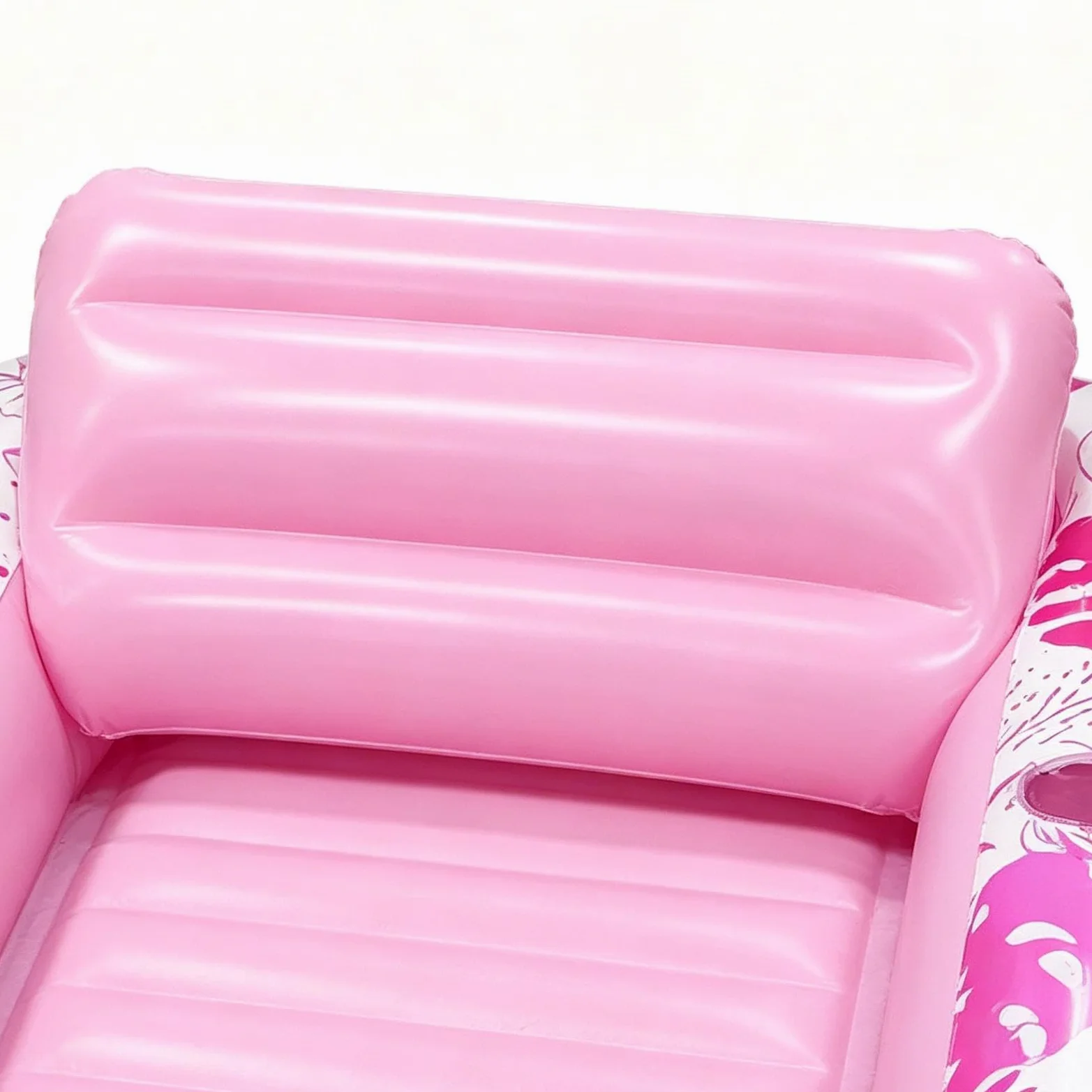 Galleggiante gonfiabile per piscina, 176 x 114 cm | Pinna gonfiabile per esterni, design botanico tropicale, robusta pelle in PVC + due valvole d'aria, resistente e spessa