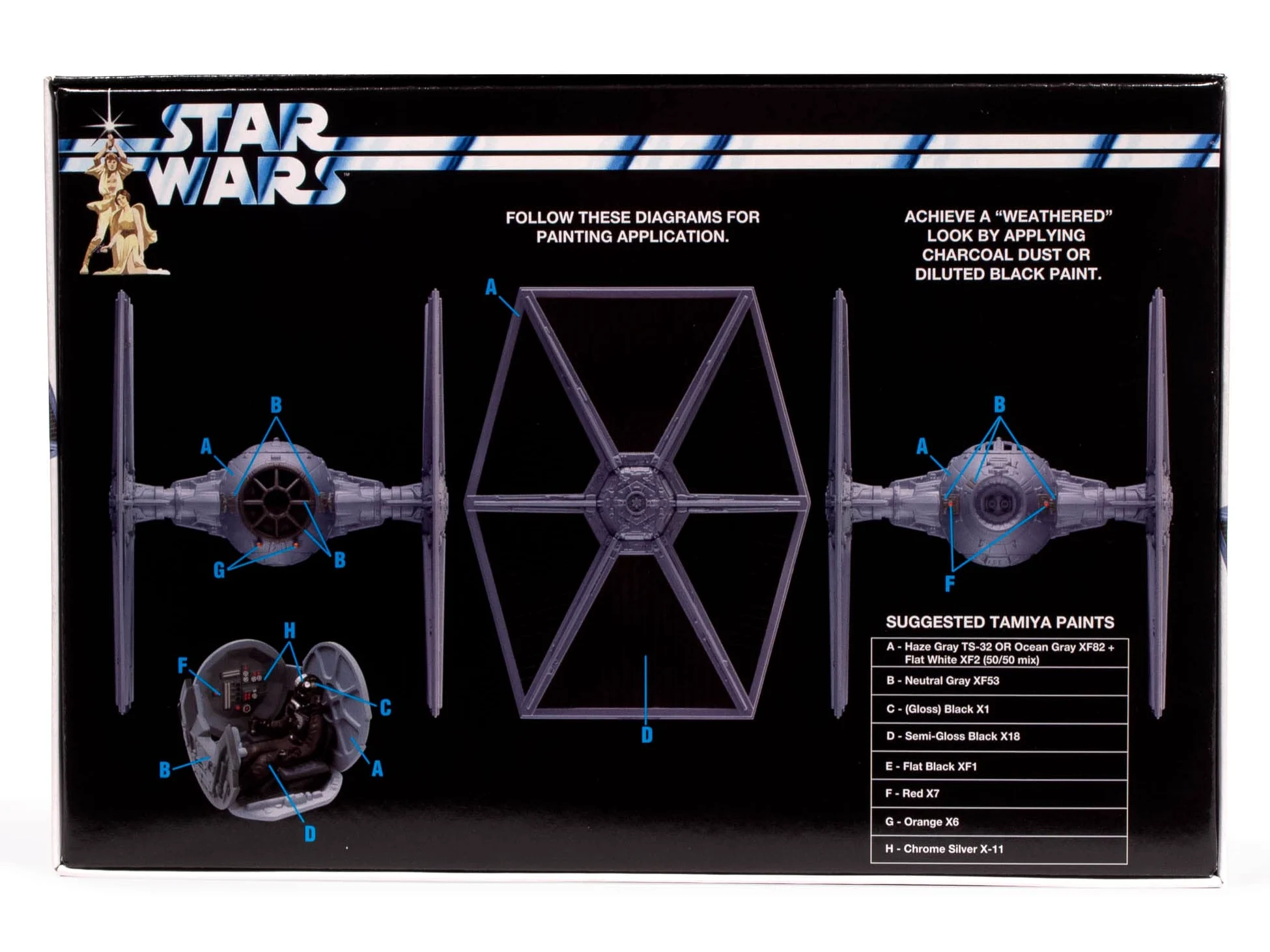 AMT Star Wars: A New Hope TIE Fighter Kit modellino in scala 1:48