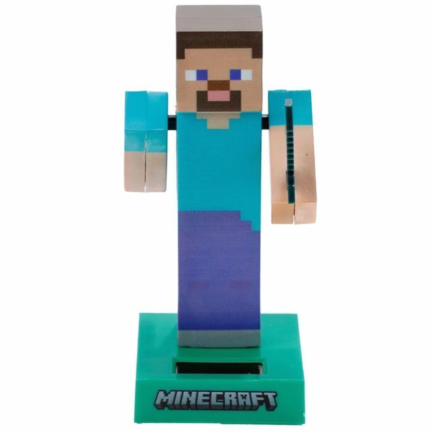 Solar Pal Steve Minecraft Decorazione ad Energia Solare