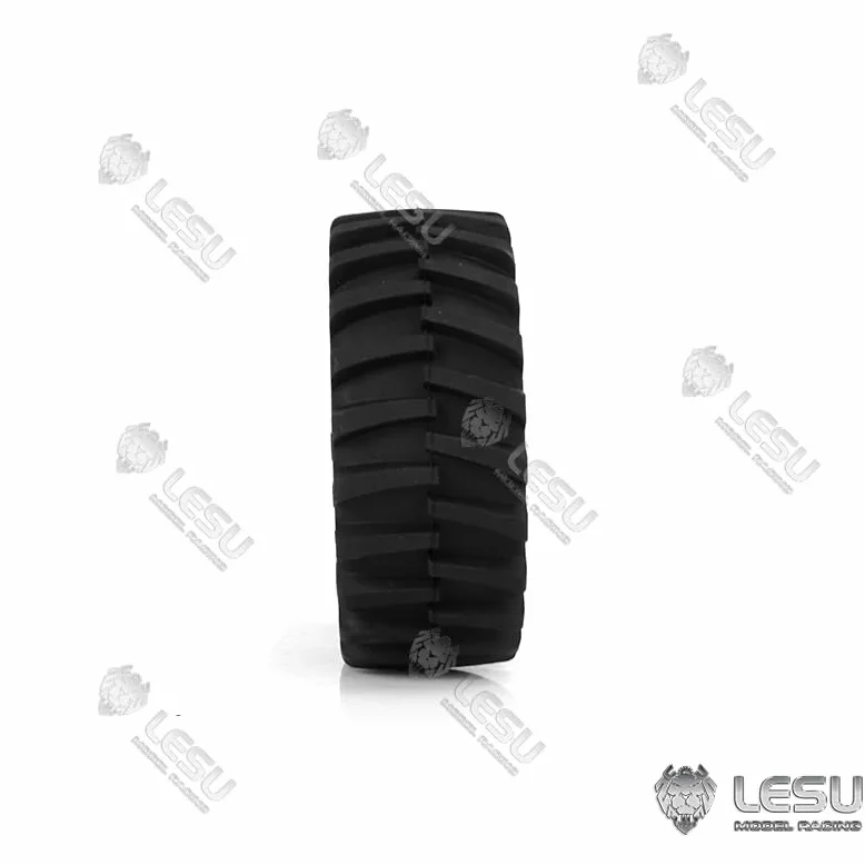 TOUCAN RC HOBBY Toucna RC Hobby - 1 paio di pneumatici LESU in gomma da 112,9 mm per modellini RC 1/16, trattore