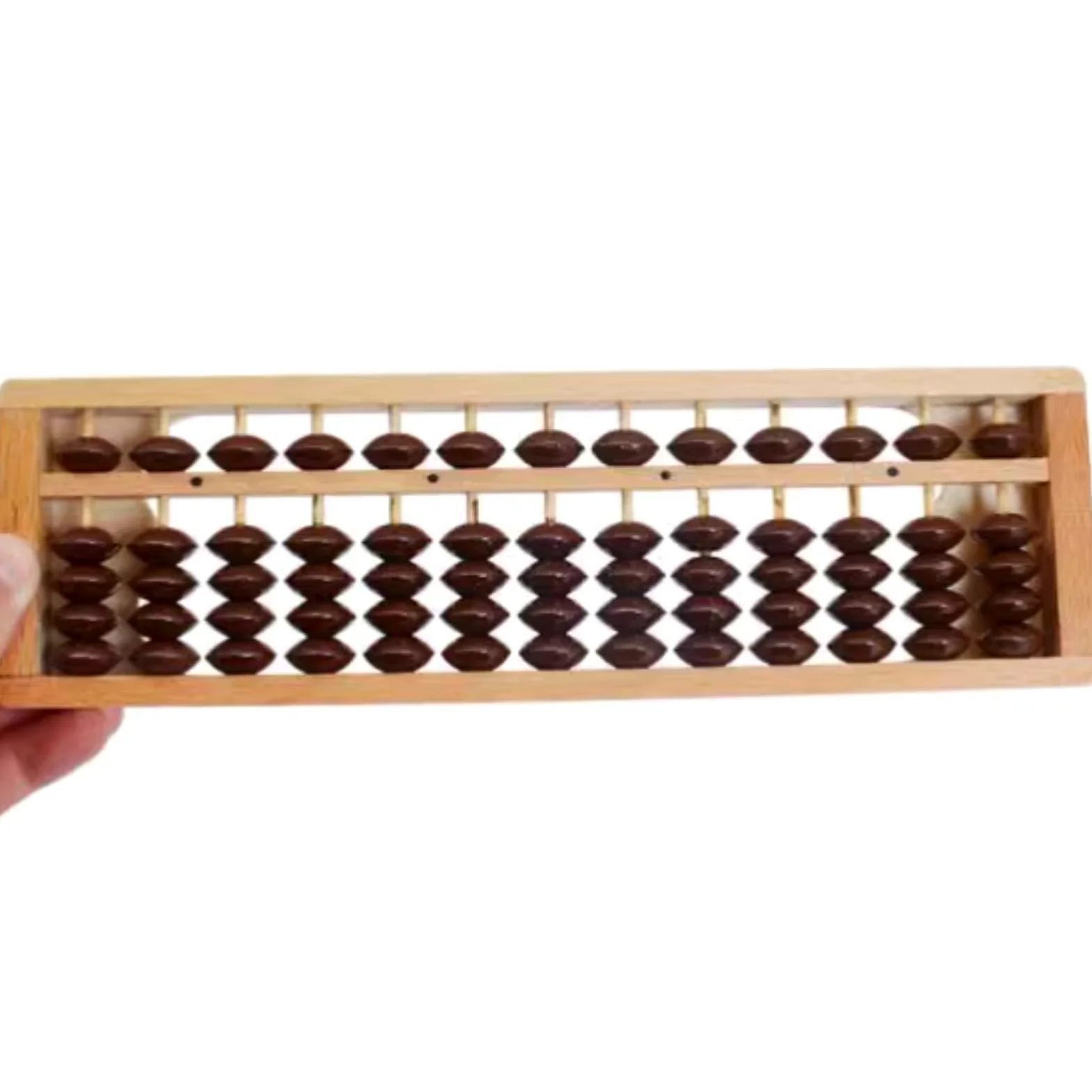 Abaco Pallottoliere Robusto Abacus 13 Cifre Calcolatrice Strumento di Conteggio Apprendimento della Matematica Principianti for L'istruzione Scolastica Abaco Scuola Tradizionale