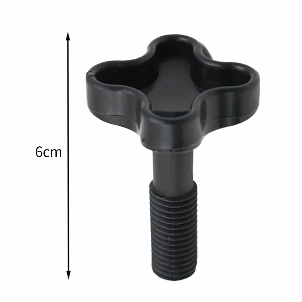 2 Pezzi M12 Vite di fissaggio in plastica, Manopola Tettoie Altalena da Giardino Raccordi in plastica per fissare il telaio del baldacchino al telaio dell'altalena - Nero