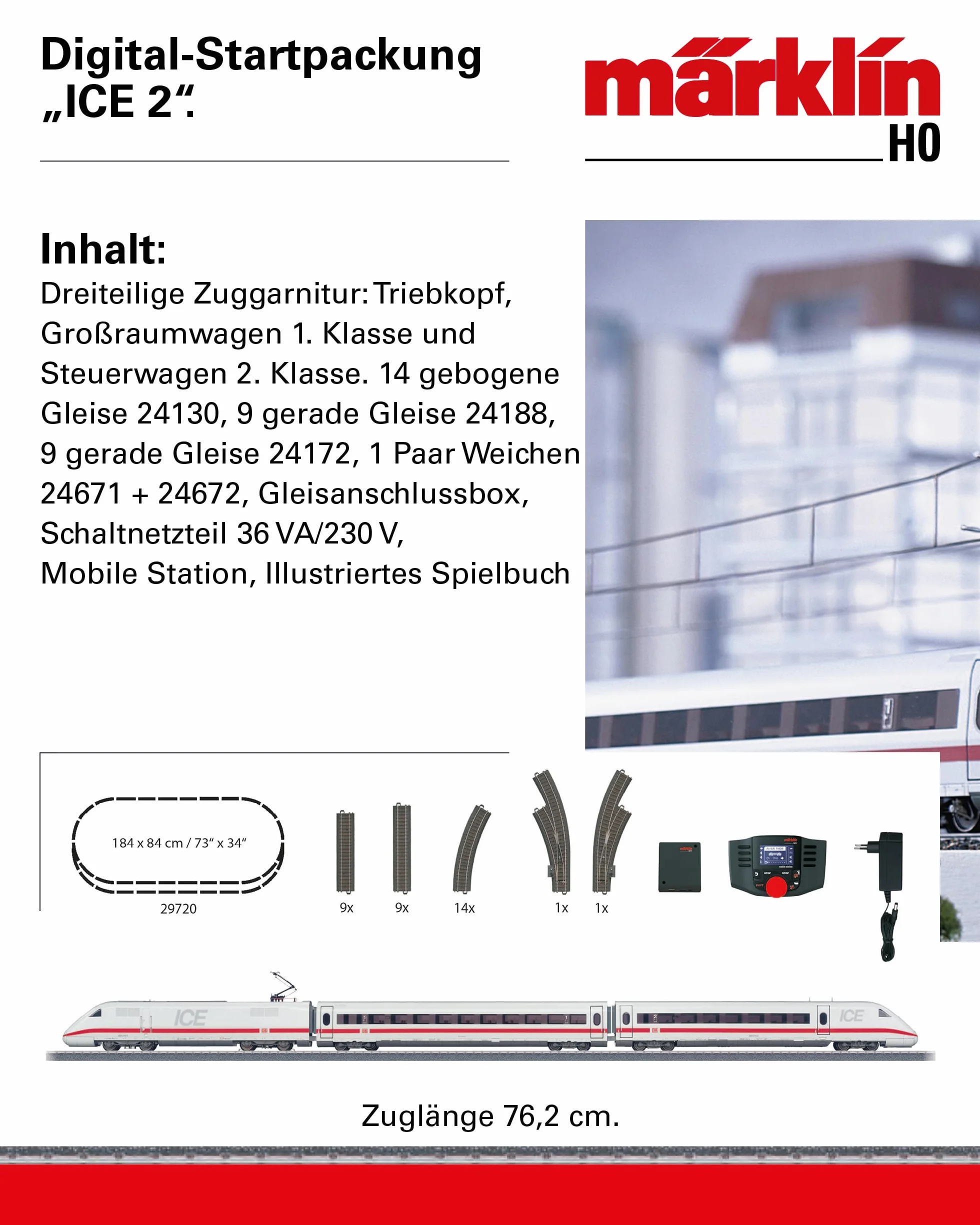 Märklin 29792 – Digital di Start Confezione Ice 2 Veicolo