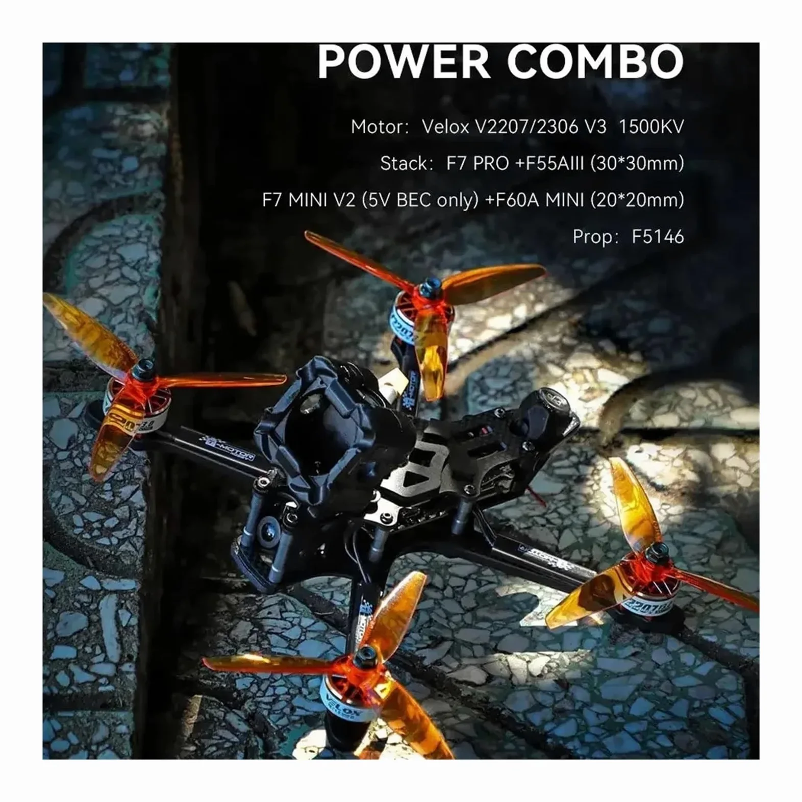 Motore Brushless V2306 V3 30000 RPM per Drone FPV Racing Freestyle | Potenza 30000 RPM, metallo resistente, dissipazione 105°C, compatibile 2306, per piloti 14+(4pcs V2306 V3 KV1500)