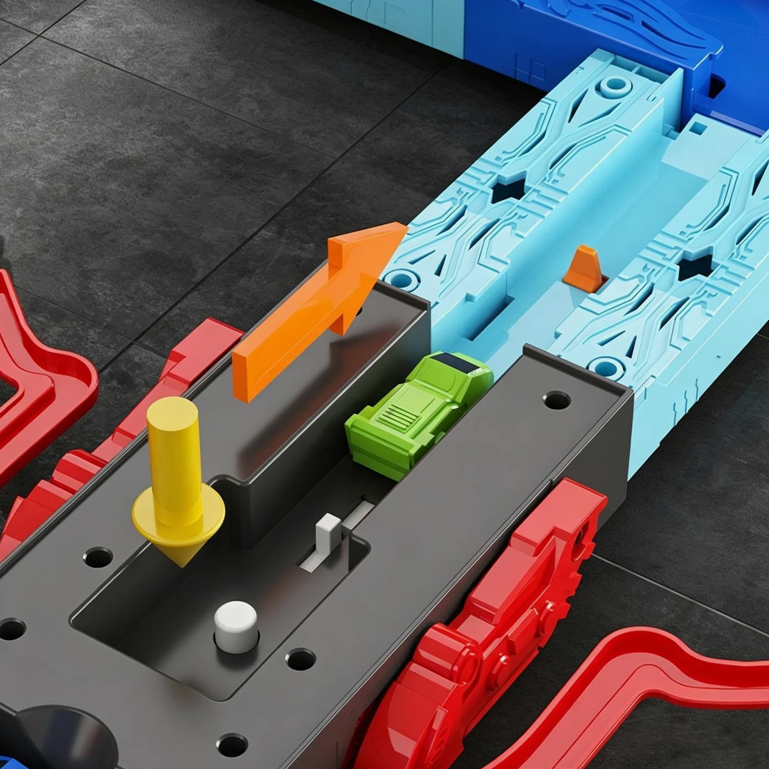 Generico Pista Dinosauri Giocattoli Interattivo Flessibile DIY Educativo | Set Pista Macchinine Per Bambini E Bambine Interno Esterno Prescuola Asilo Viaggio Compleanno