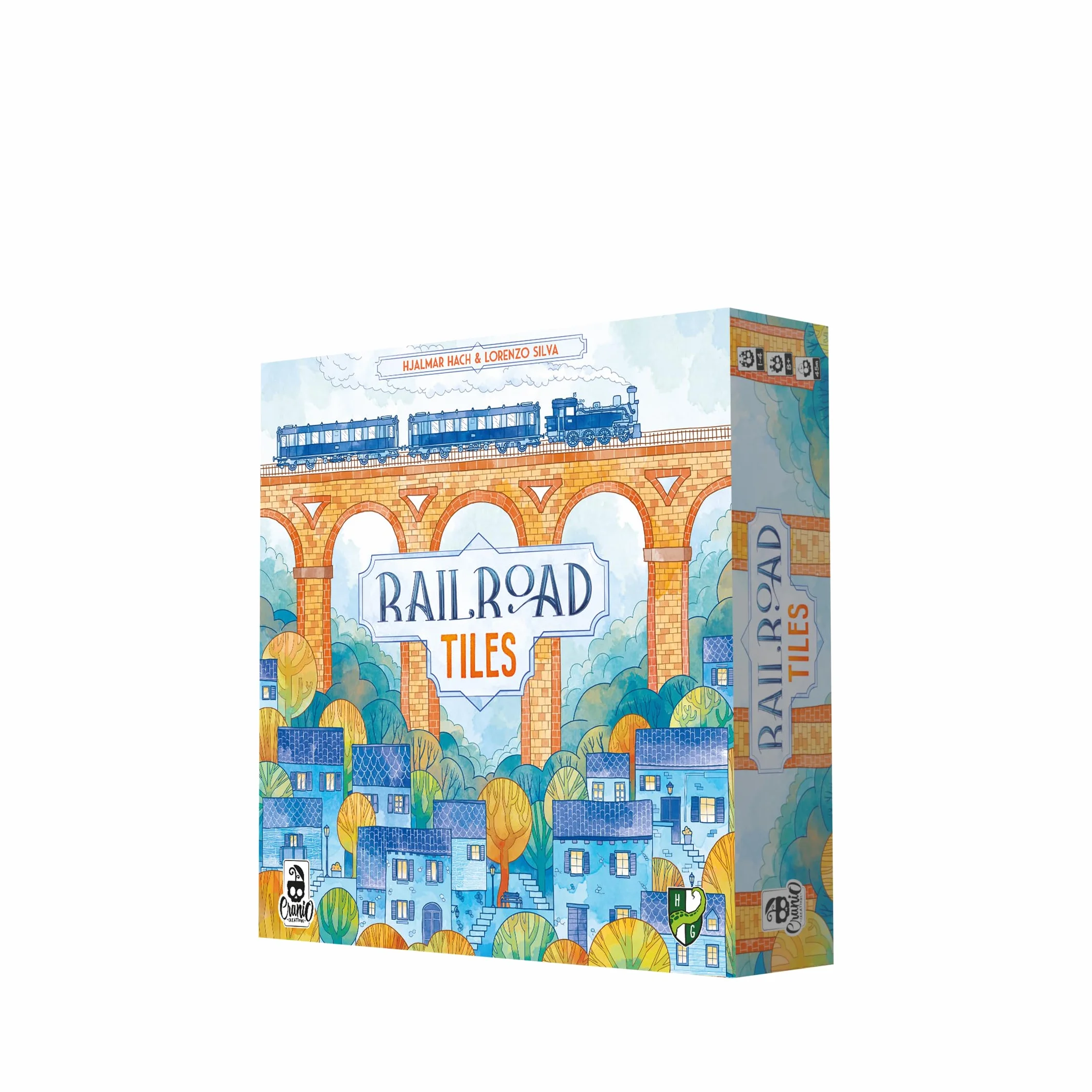 Cranio Creations - Railroad Tiles - Le Connessioni Della Rete - 1-4 Giocatori, 45 Min - Gioco Family - Età 8+ - Edizione in Lingua Italiana