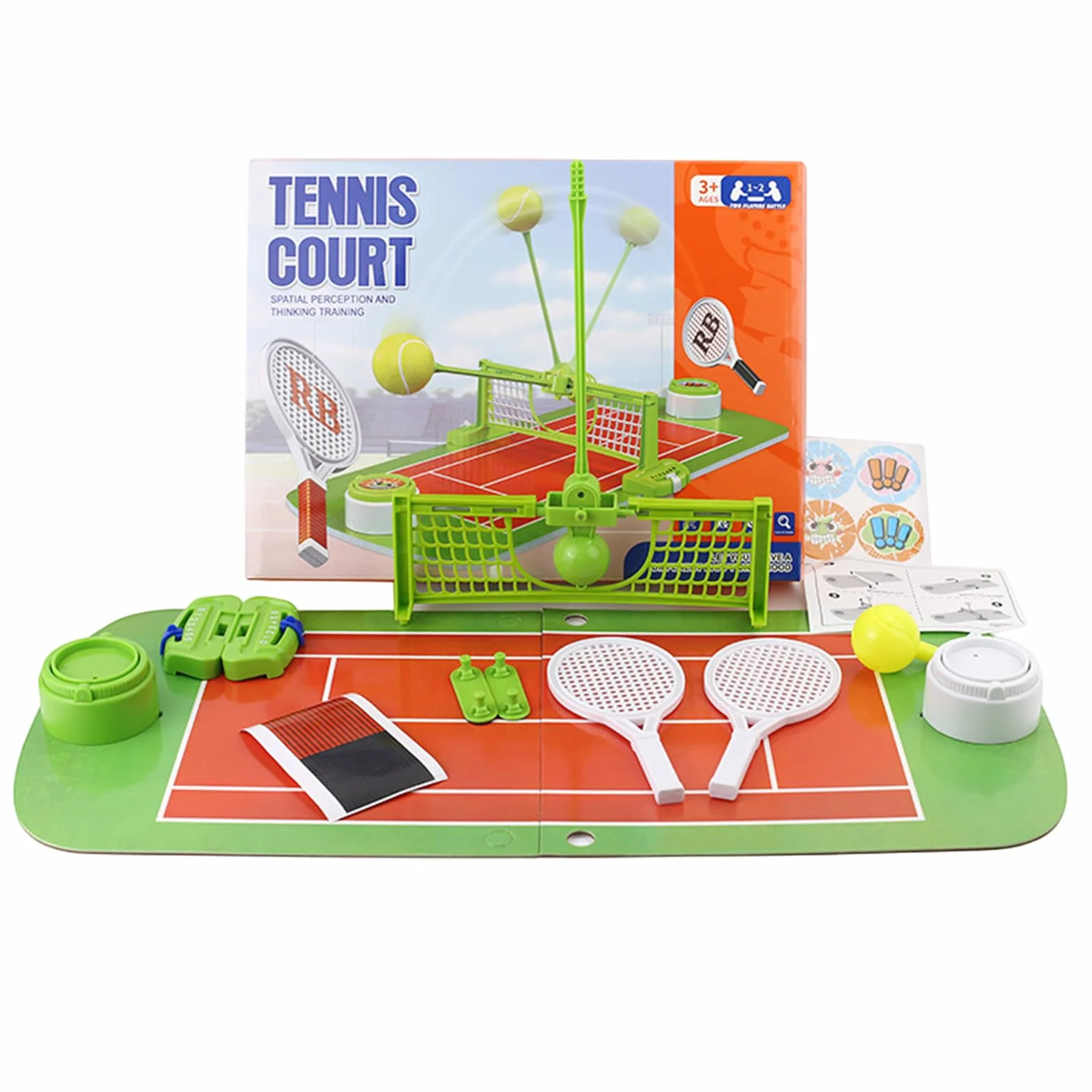Gioco Da Tennis Da Tavolo Portatile con Racchette per Due Giocatori