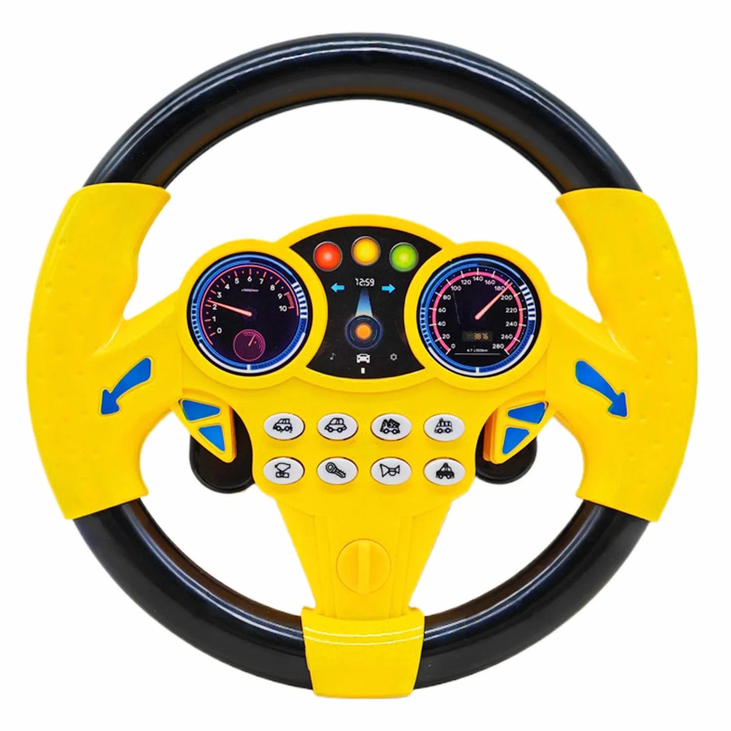 Giocattoli Volante Bambini, Controller Guida Portatile Simulato, Giocattolo Educativo Regalo (Giallo)