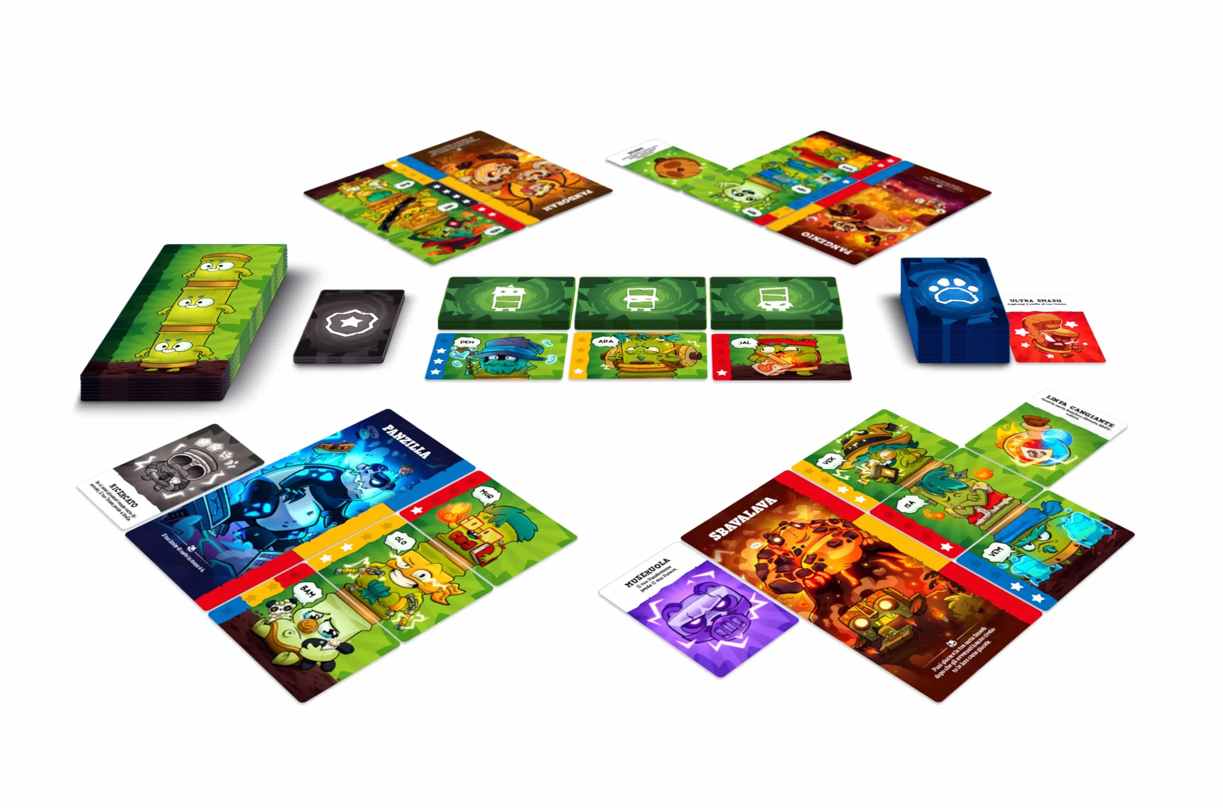 Pendragon - Bamboo Smash - Edizione Italiana - Gioco di Carte - Frenetico, Divertente e Strategico | 2-5 Giocatori | Età 12+ | Adatto per tutta la famiglia - ottima idea regalo