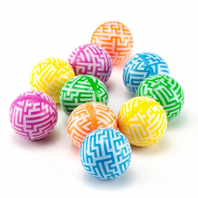 PIQIUQIU 24 Palline da 28 mm per Bambini Feste Compleanno