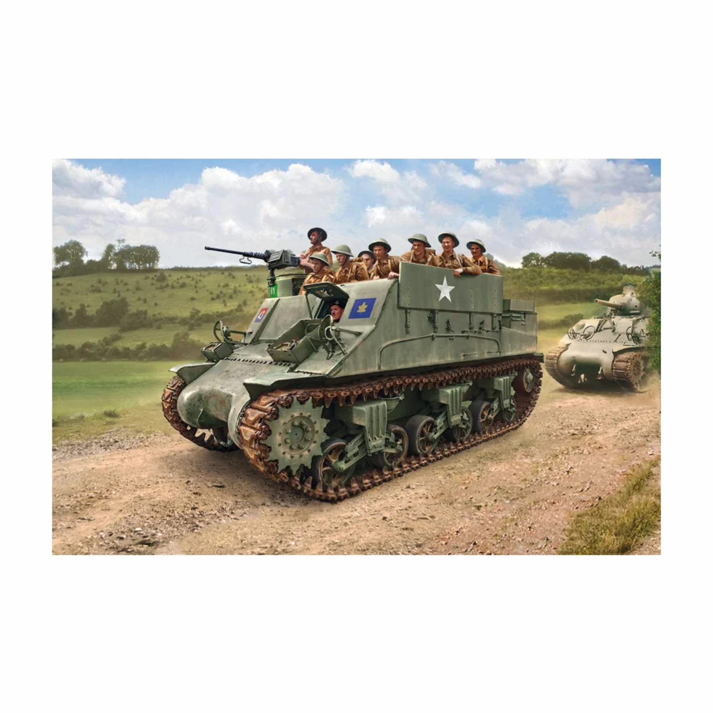 Italeri 6551 Kangaroo Armored Personnel Carrier Scala 1:35, modellismo, Model Kit, seconda Guerra Mondiale, Carri Armati, mezzi Militari, plastica, Modello da Montare e pitturare