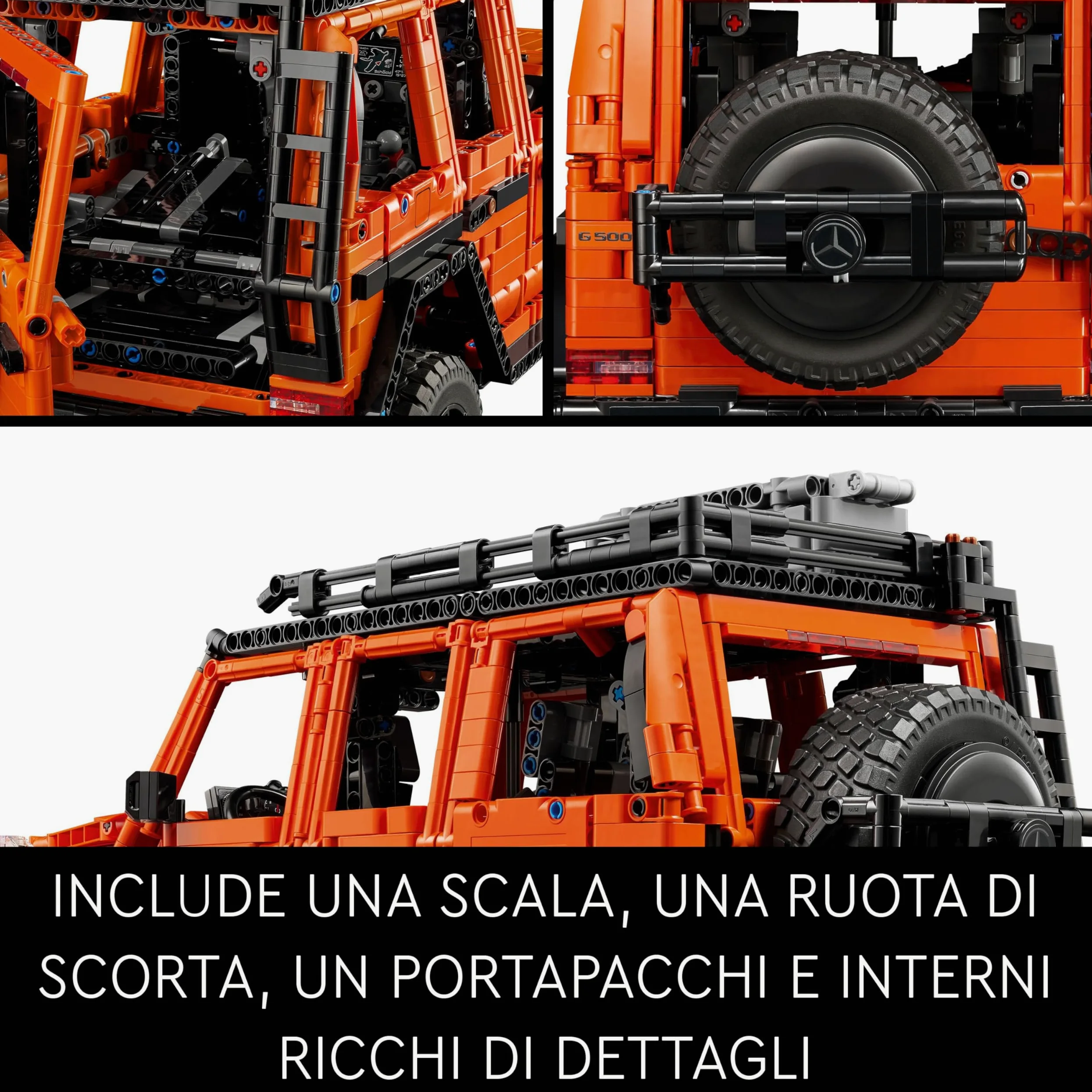 LEGO Technic Mercedes-Benz G 500 PROFESSIONAL Line, Modellino di Auto Fuoristrada da Costruire per Adulti, Veicolo 4X4 Classe G da Esposizione Ricco di Dettagli, Regalo Collezione per Lui o Lei 42177