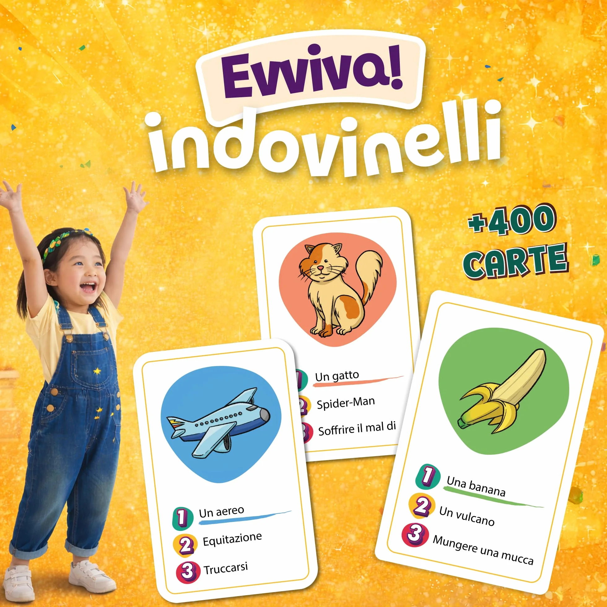 ZENAGAME Generazione Mimo, 120 Carte Da Gioco Per Bambini - 400 Mimi, 4-99 anni