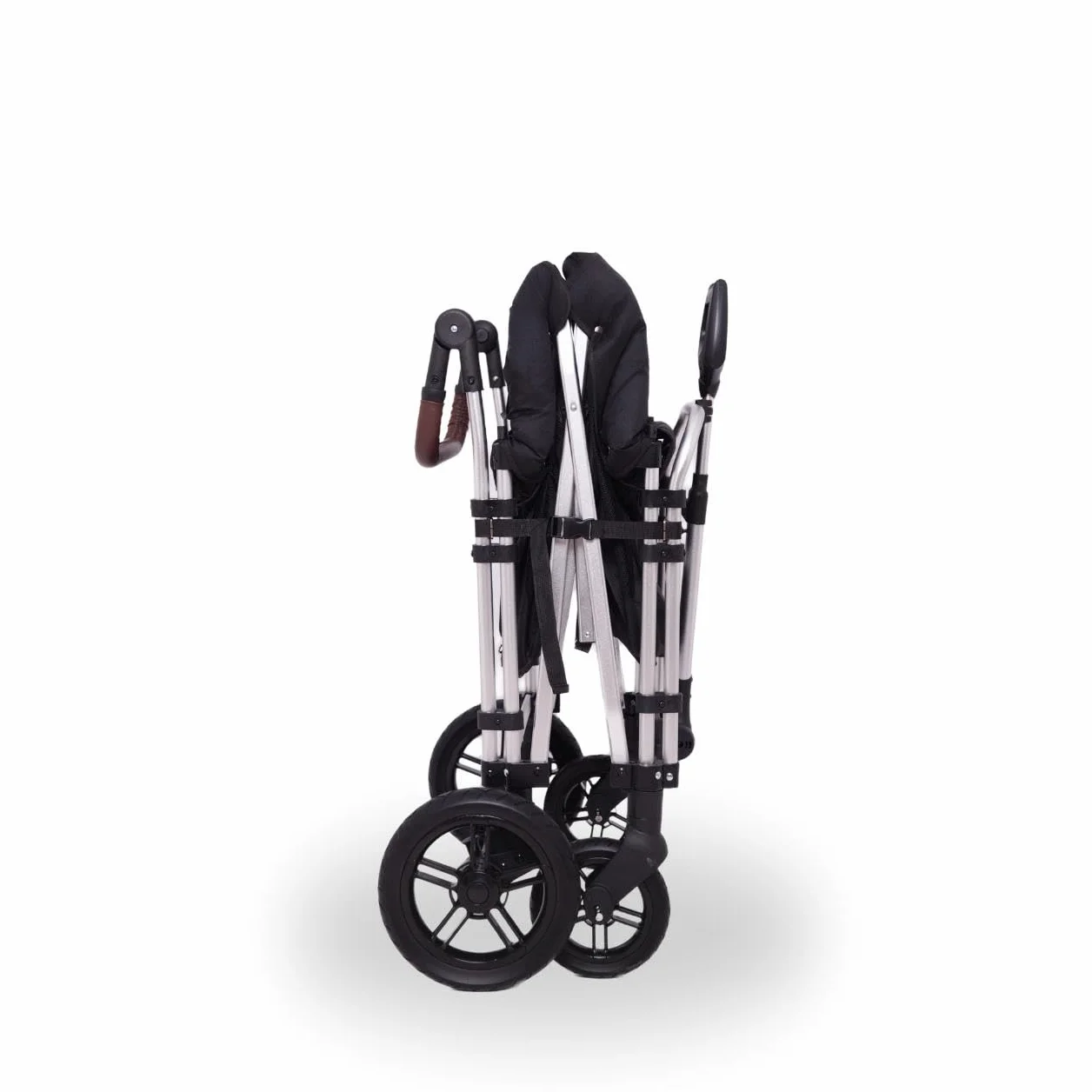 Carrello pieghevole Fuxtec Family CTXL900 nero, l'originale, Family Fux, Vagone da giardino 4 posti, sedile rimovibile, trasporto, spiaggia, tirare o spingere, capacità di carico 75 kg