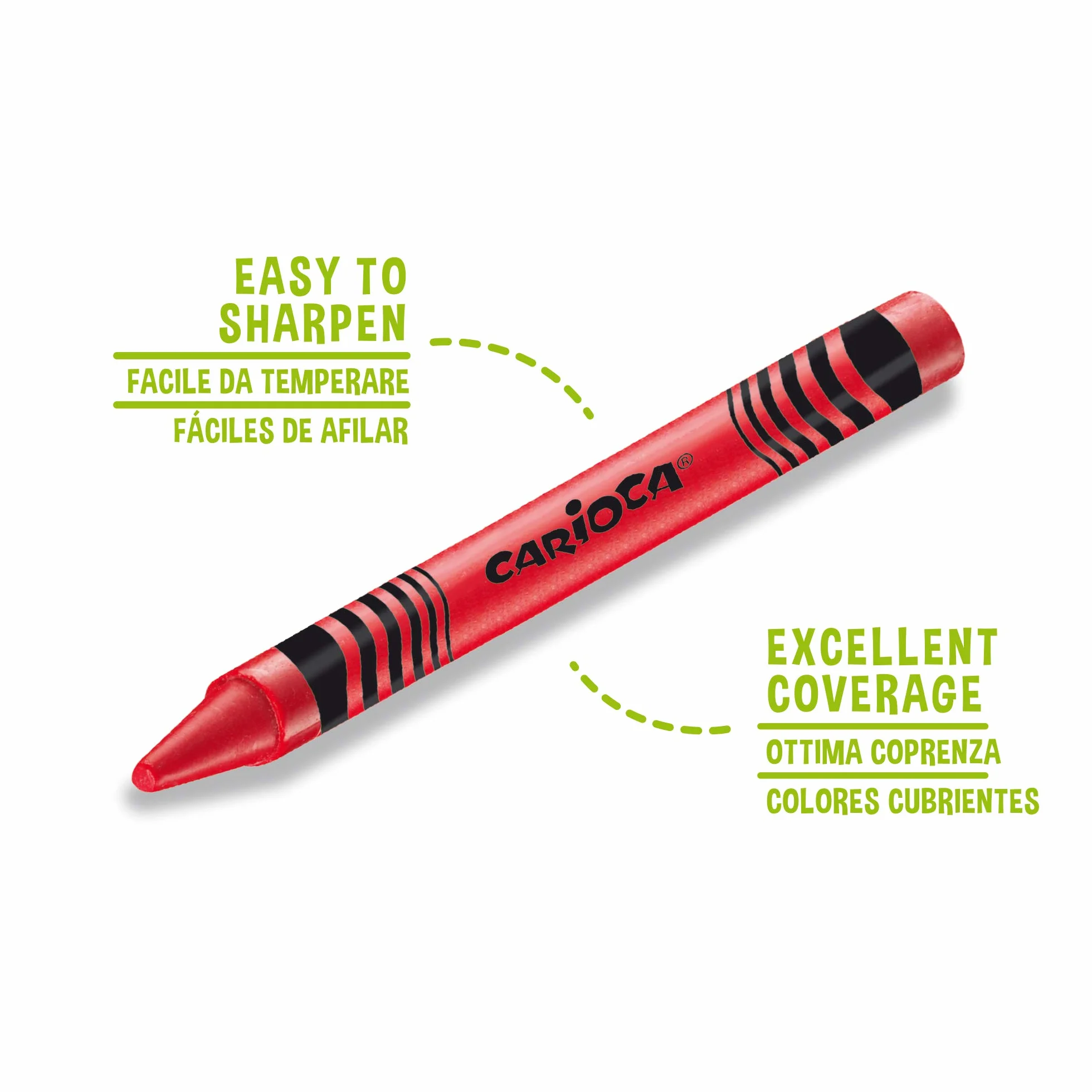 Carioca Cf24 Pastelli Cera Ass. Ti