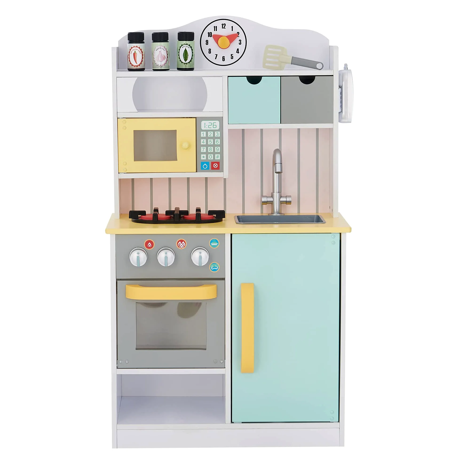 Cucina per Bambini in Legno Gioco Giocattolo Imitazione Teamson Kids TD-11708AR