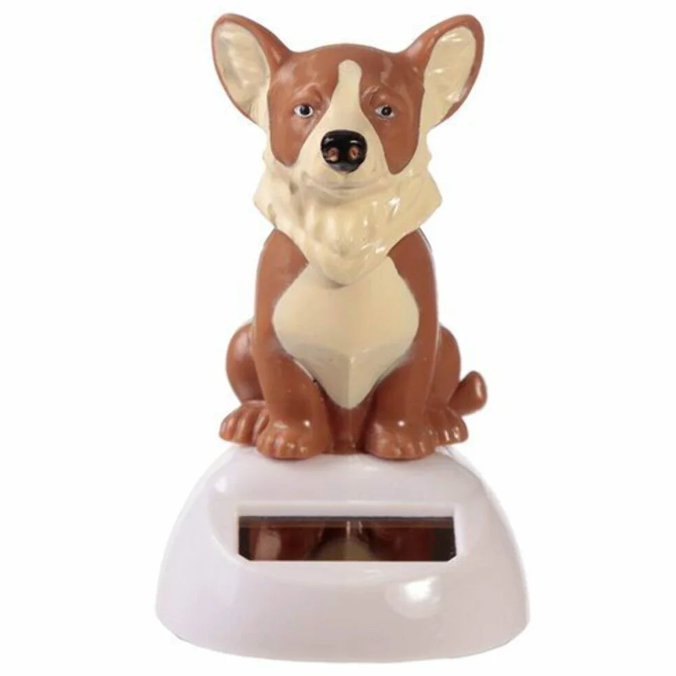 Puckator Solar Pal Regina e Corgi Decorazione ad Energia Solare