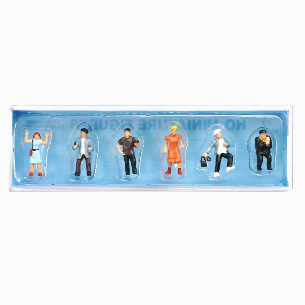 6 Pezzi Figure in 1:87, Piccole Figure per Diorami, Progetti di Costruzione,
