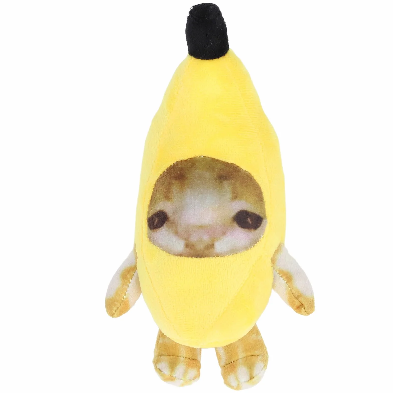 Animali di Peluche, Innovativo e Divertente Peluche Imbottito con Gatto Banana, Accogliente per la Decorazione Domestica (20 cm)