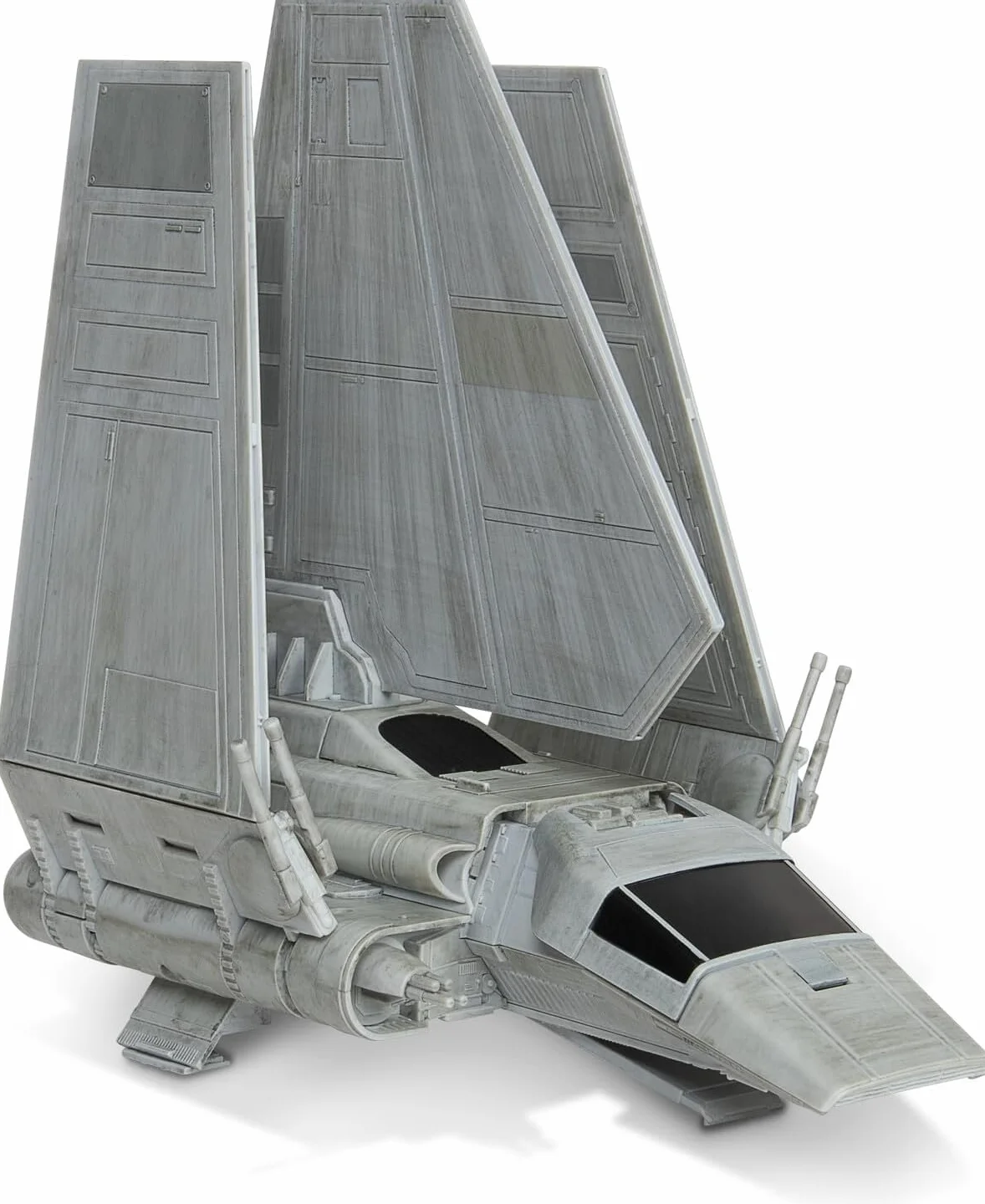 Star Wars Micro Galaxy Squadron Imperial Shuttle - Veicolo di classe Starship da 7 pollici con tre accessori da 2,5 cm