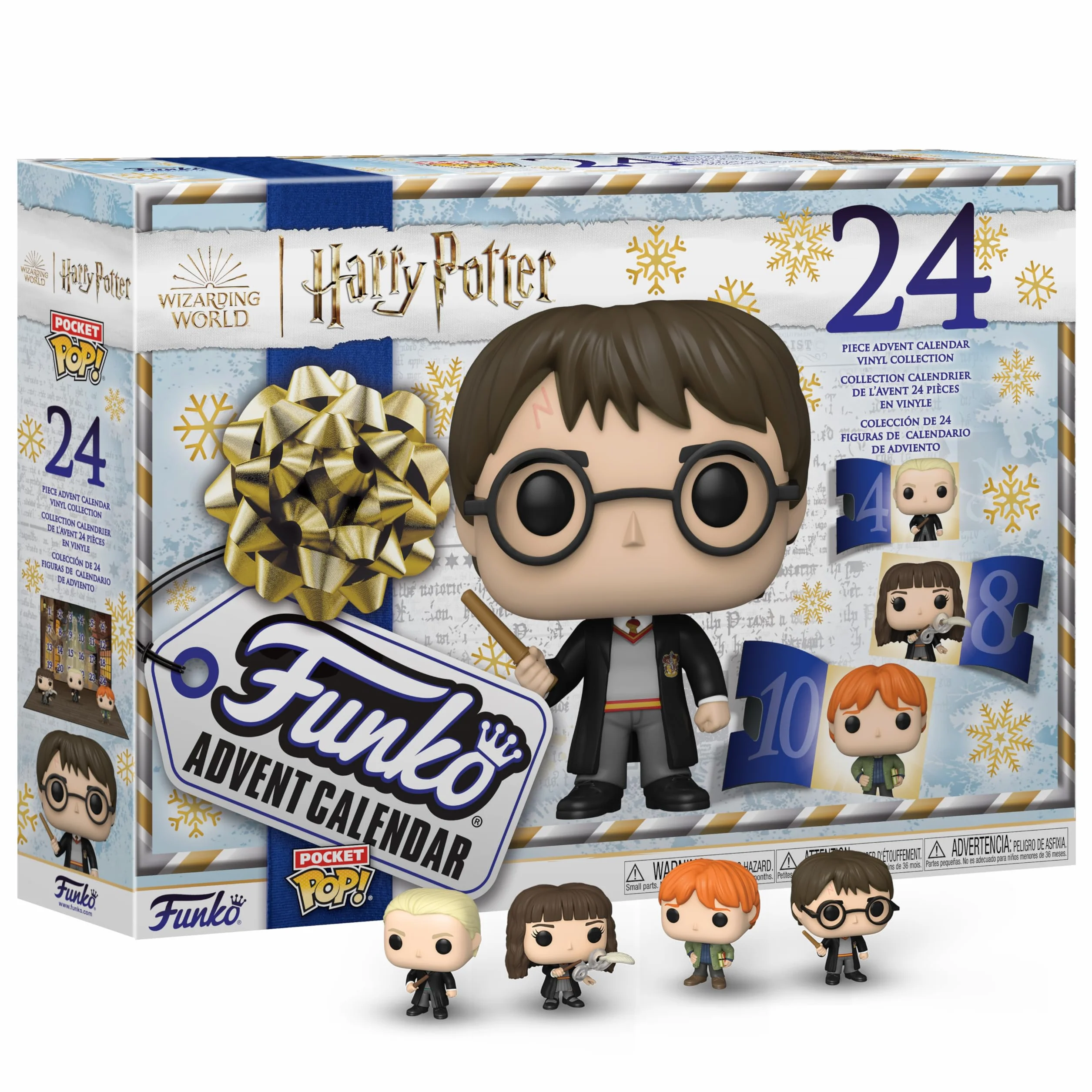 Funko Advent Calendar: Harry Potter - Rubeus Hagrid- 24 Giorni di Sorprese - Mini Figura in Vinile da Colleziones - Mystery Box - Idea Regalo - di Natale per Ragazze, Ragazzi e Bambini