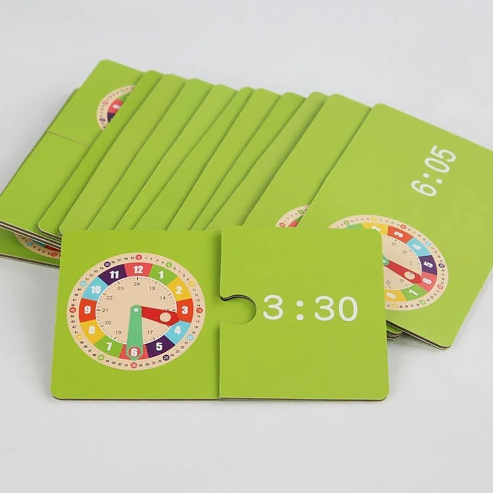 Orologio Didattico per Bambini, Orologio Educativo per Studenti, Montessori Giocattoli per Bambini, Orologio Giocattolo didattico, Orologio Didattico per Leggere l'Ora, Dell'orologio per 1-3 Anni