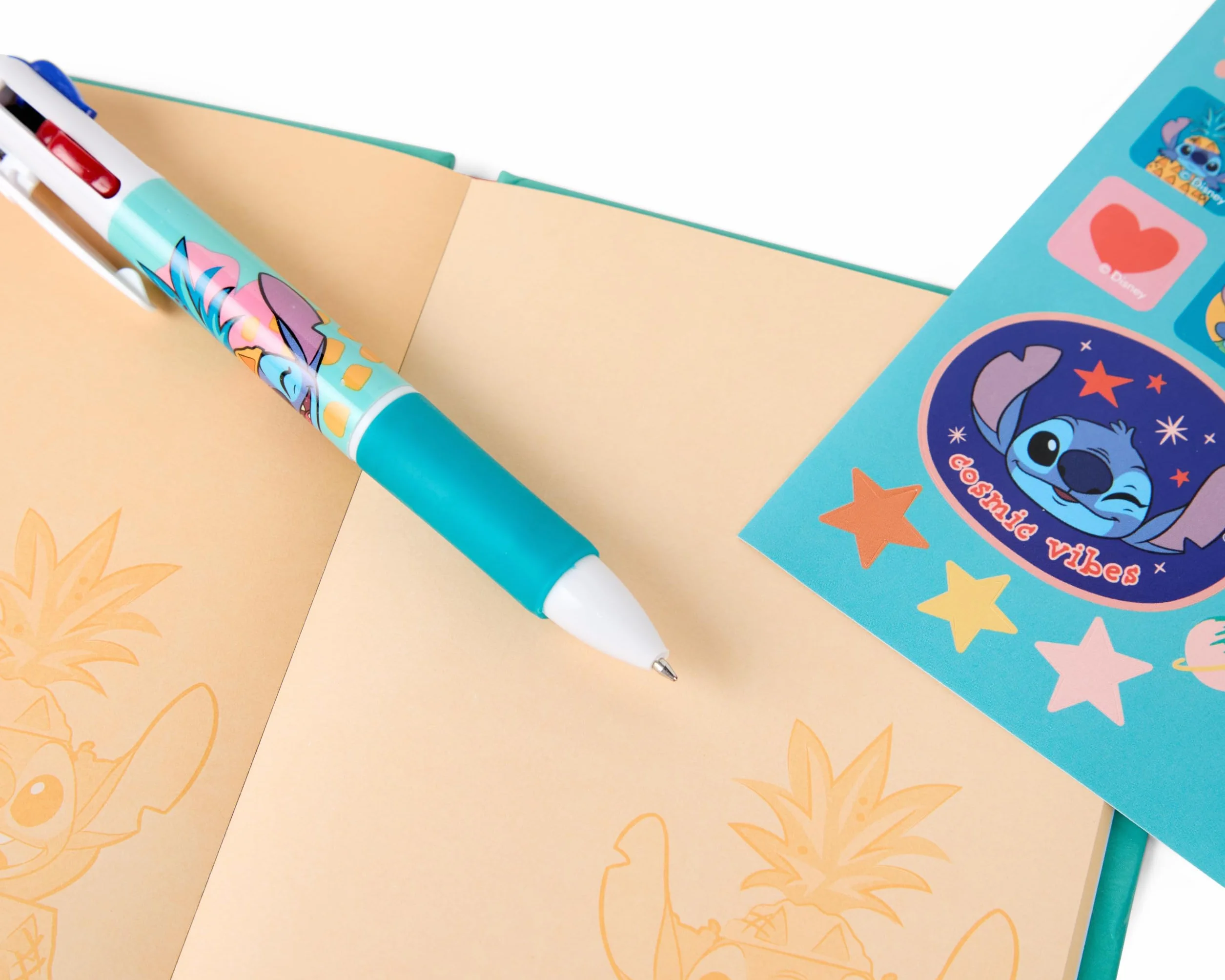 Set Diario Stitch per bambini | Kit Diamond Painting per bricolage dai 3 anni | Con adesivi e pietre glitterate | Regalo creativo per ragazze | Kit fai da te con diario, penna, adesivi e diamanti