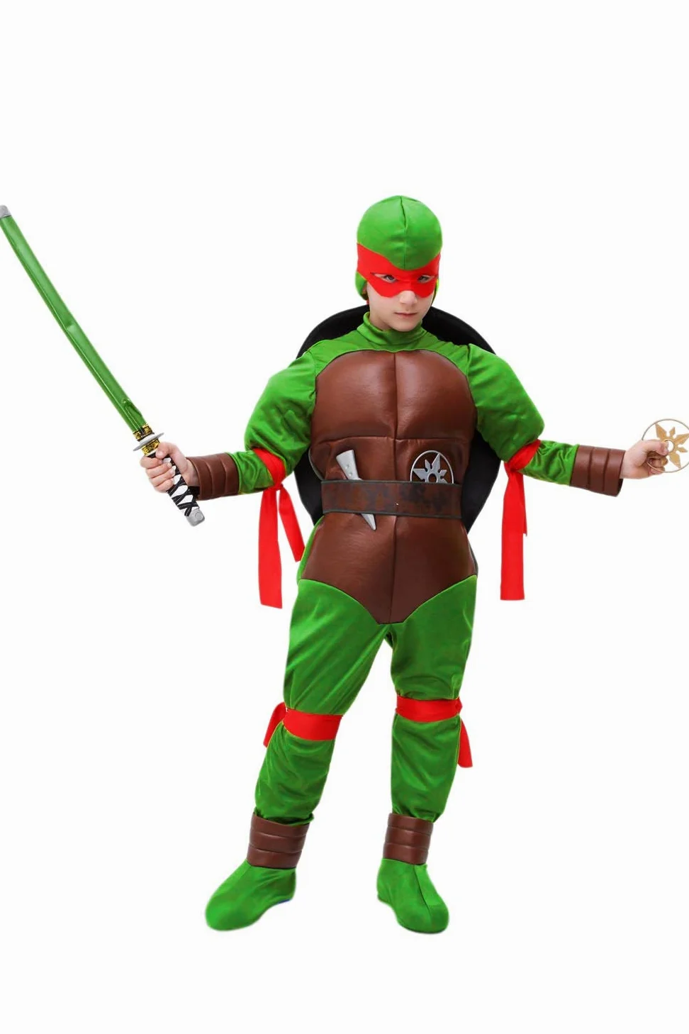 PEGASUS Costume tartaruga ninja bambino Vestito Carnevale ninja