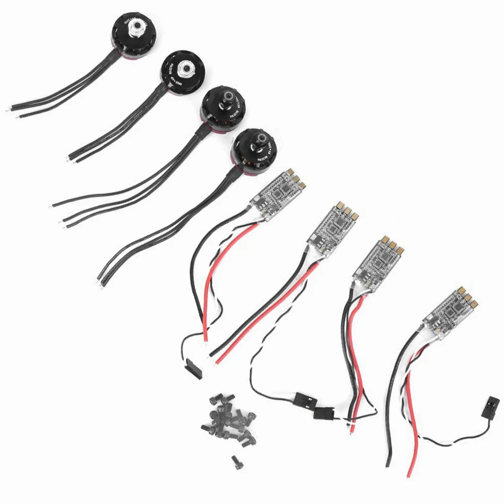 Dilwe Motore Brushless, 2300KV 2205 CW/CCW Motore Brushless + LITTLEBEE 30A ESC Compatibile con Racing Drone(Motore Brushless + Kit ESC)